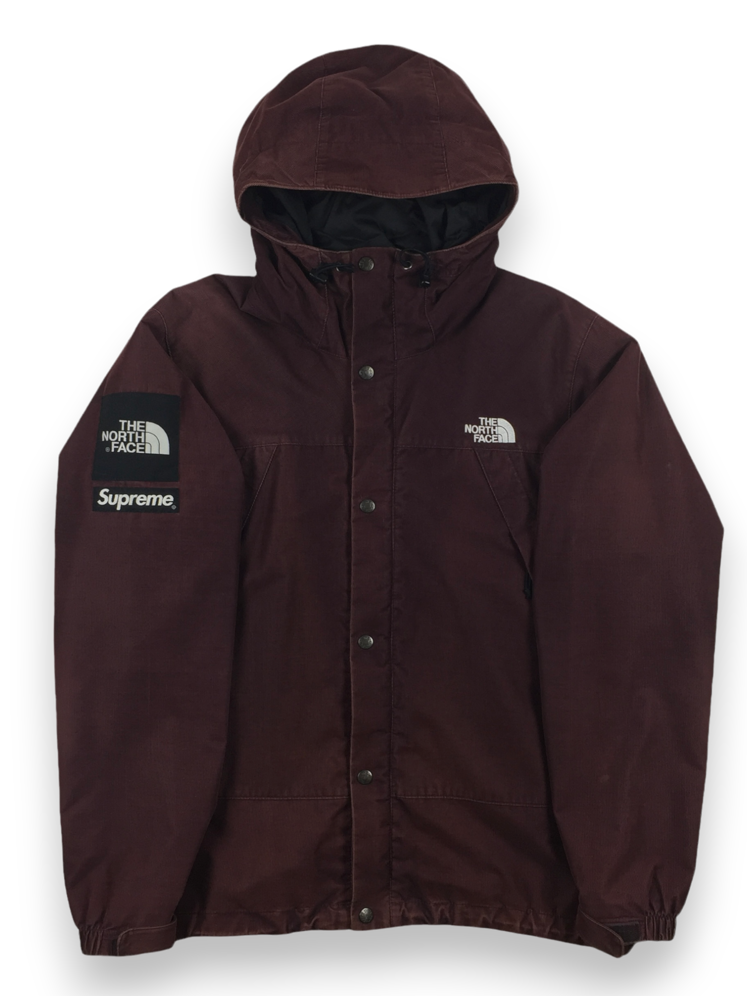 2012 Supreme x The North Face Burgundy Corduroy Mountain Light