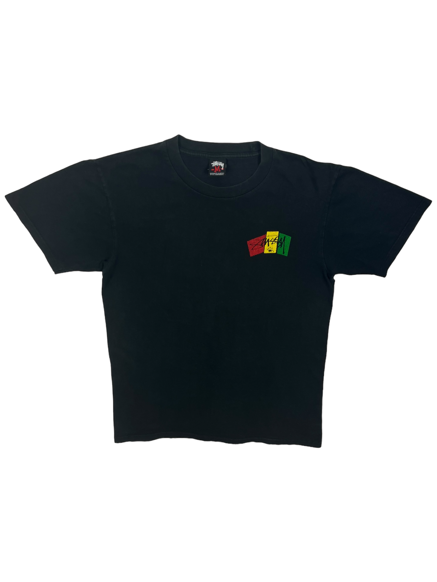 Stussy Vintage Black Rastafari Tee