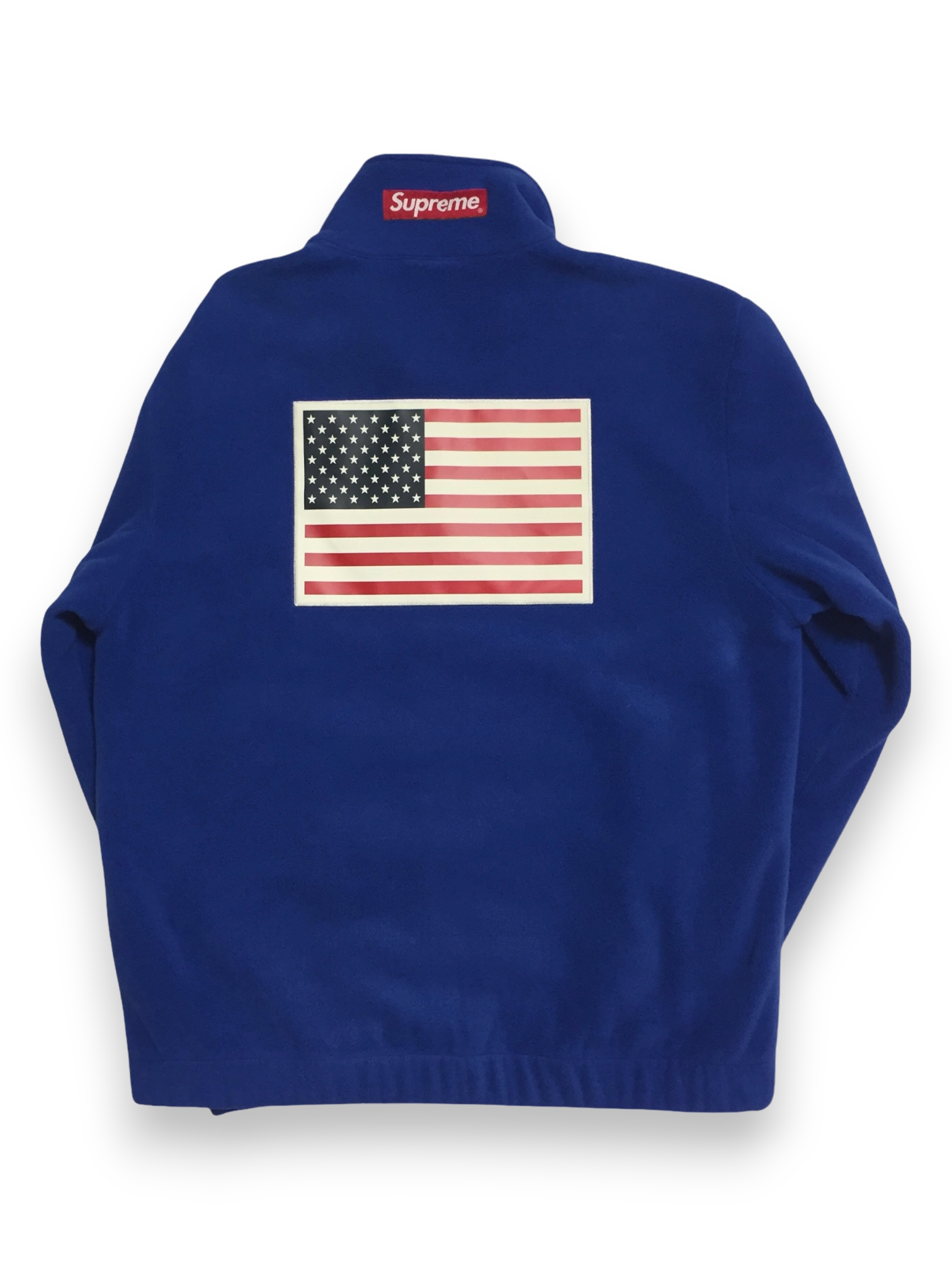 2017 Supreme x The North Face Blue Antarctica Fleece