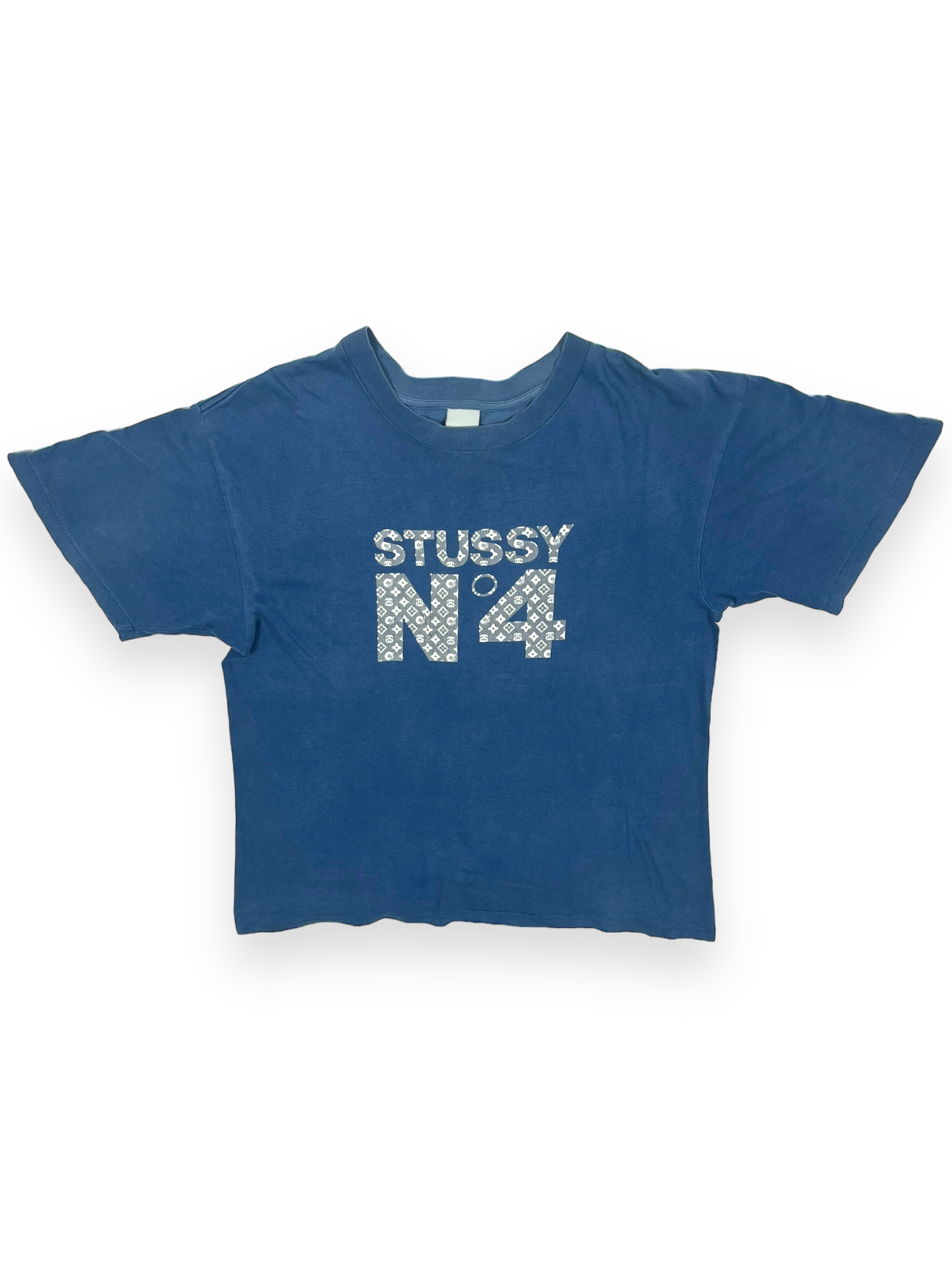 Stussy Navy Monogram N4 Tee