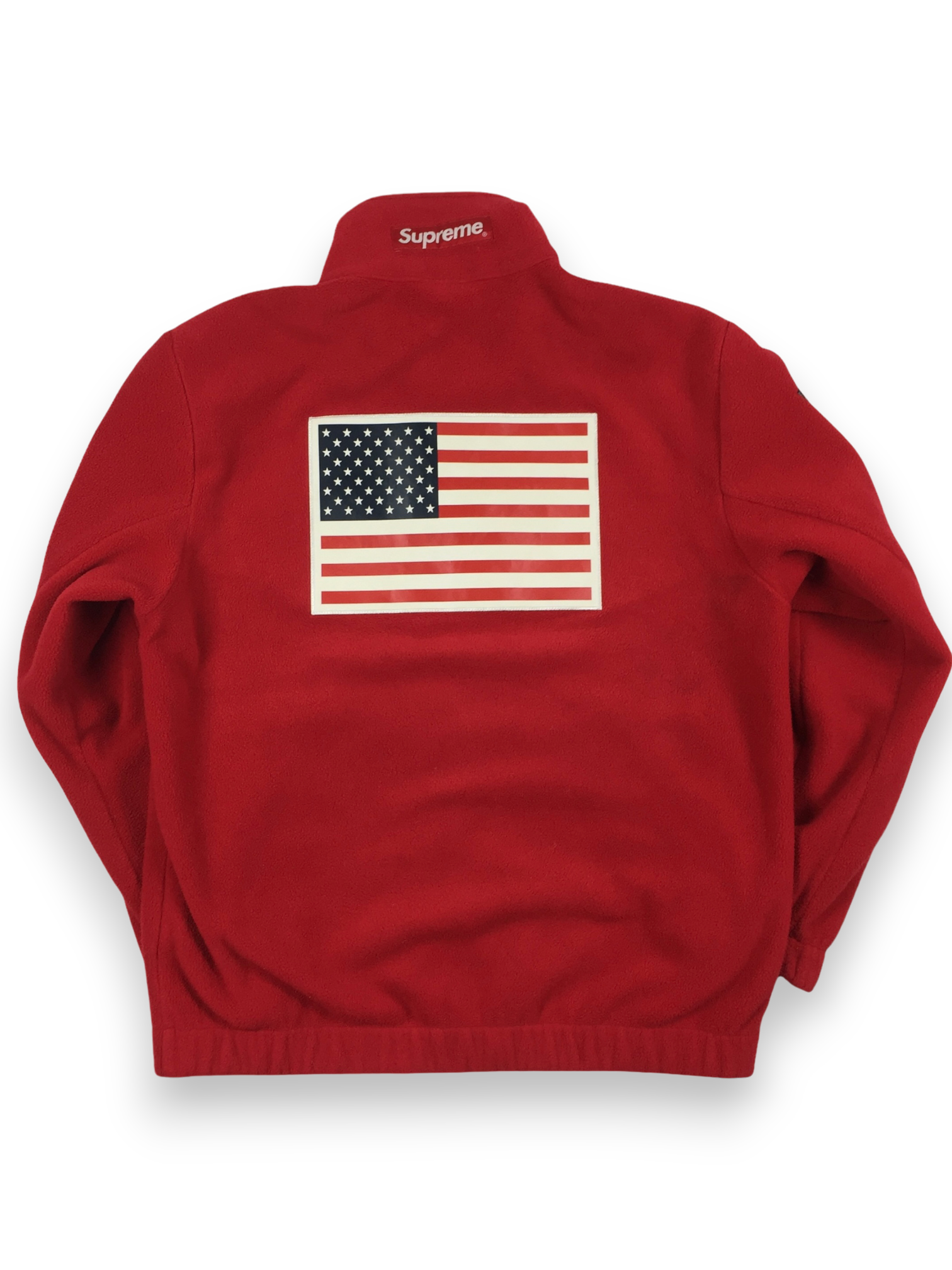 2017 Supreme x The North Face Red Antarctica Fleece