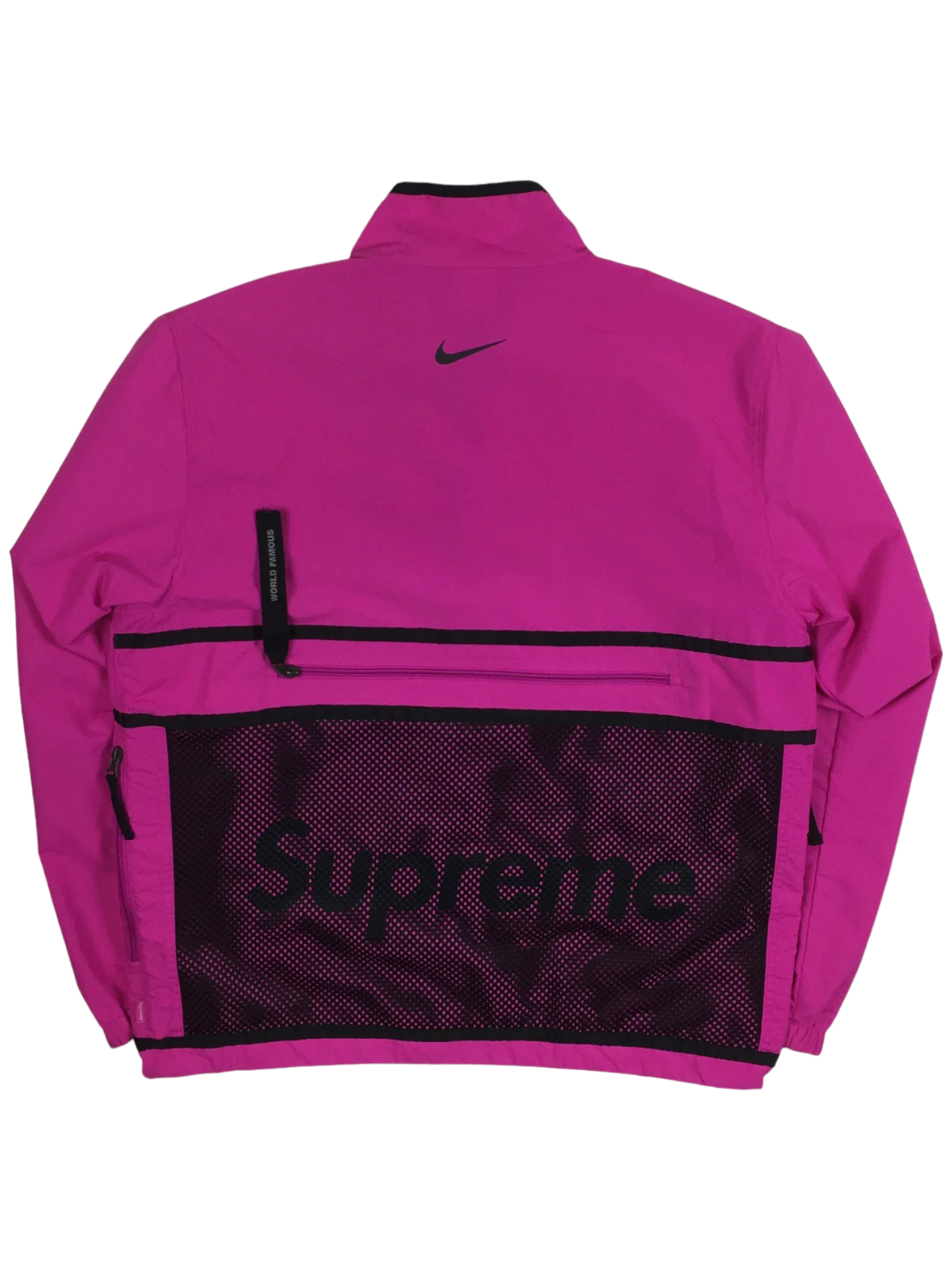2017 Supreme x NIKE Pink 3M Trail Running Jacket