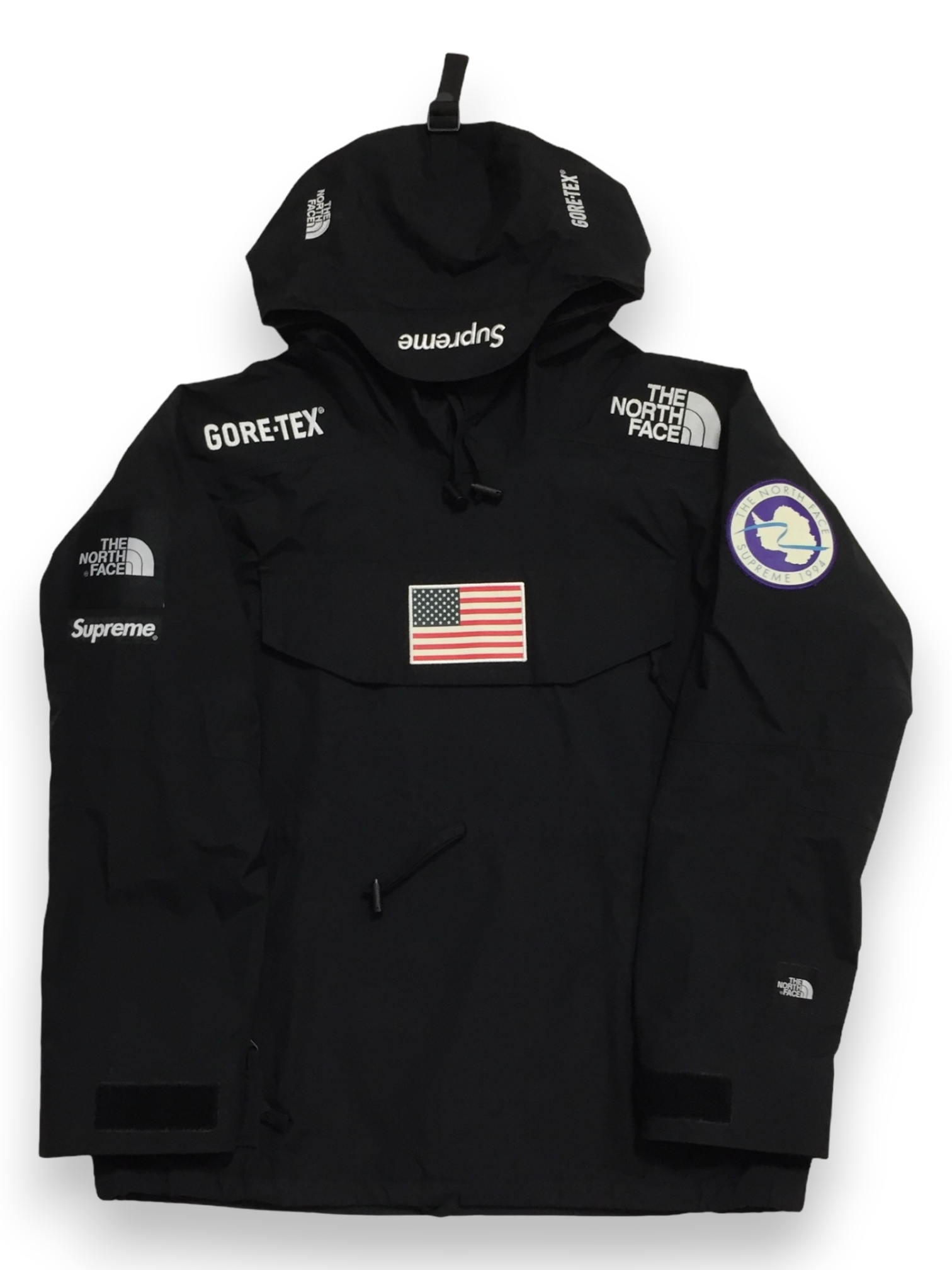 2017 Supreme x The North Face Black Trans Antarctica Pullover