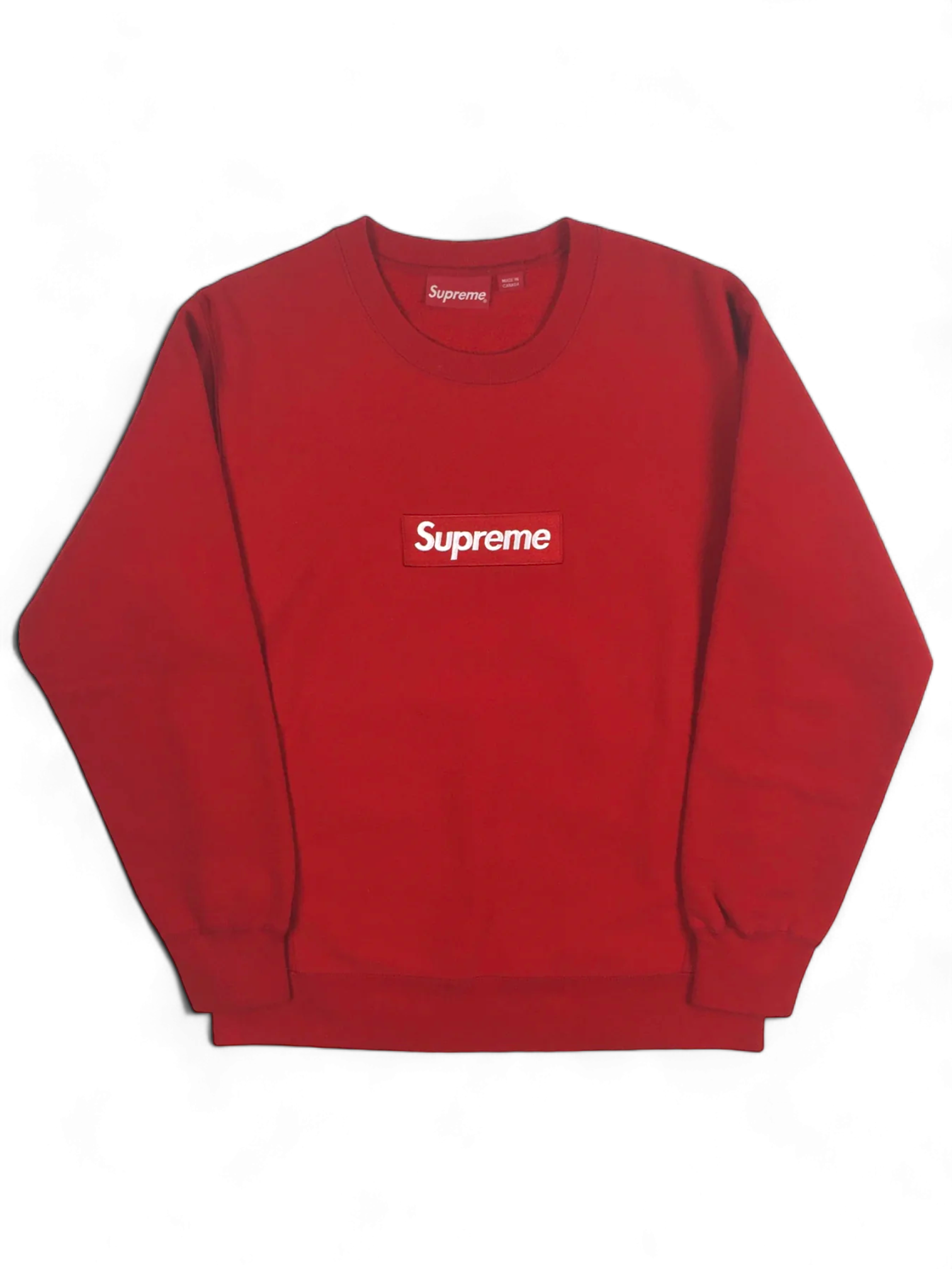 2015 Supreme Red Box Logo Crewneck