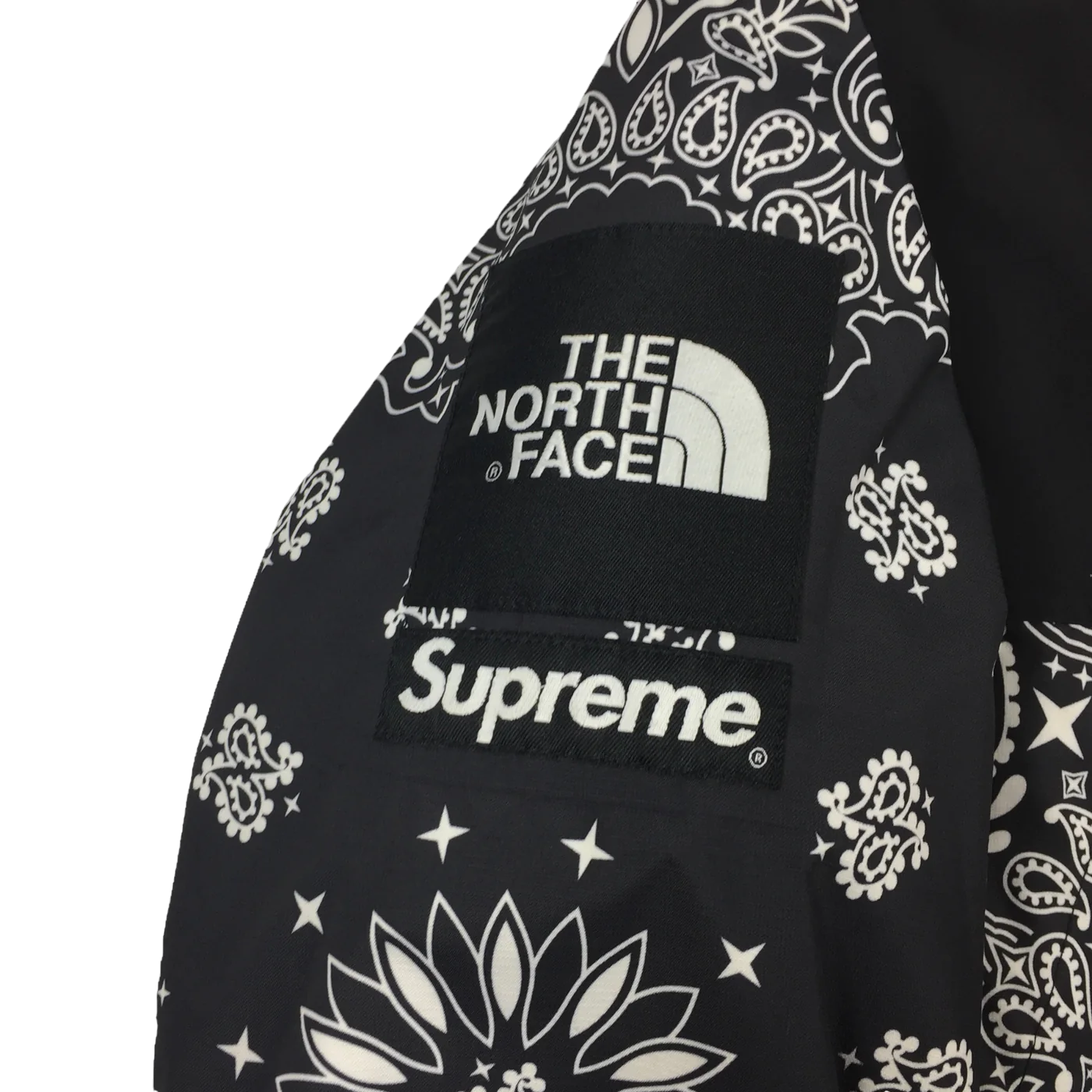 2014 Supreme x The North Face Black Bandana Mountain Light