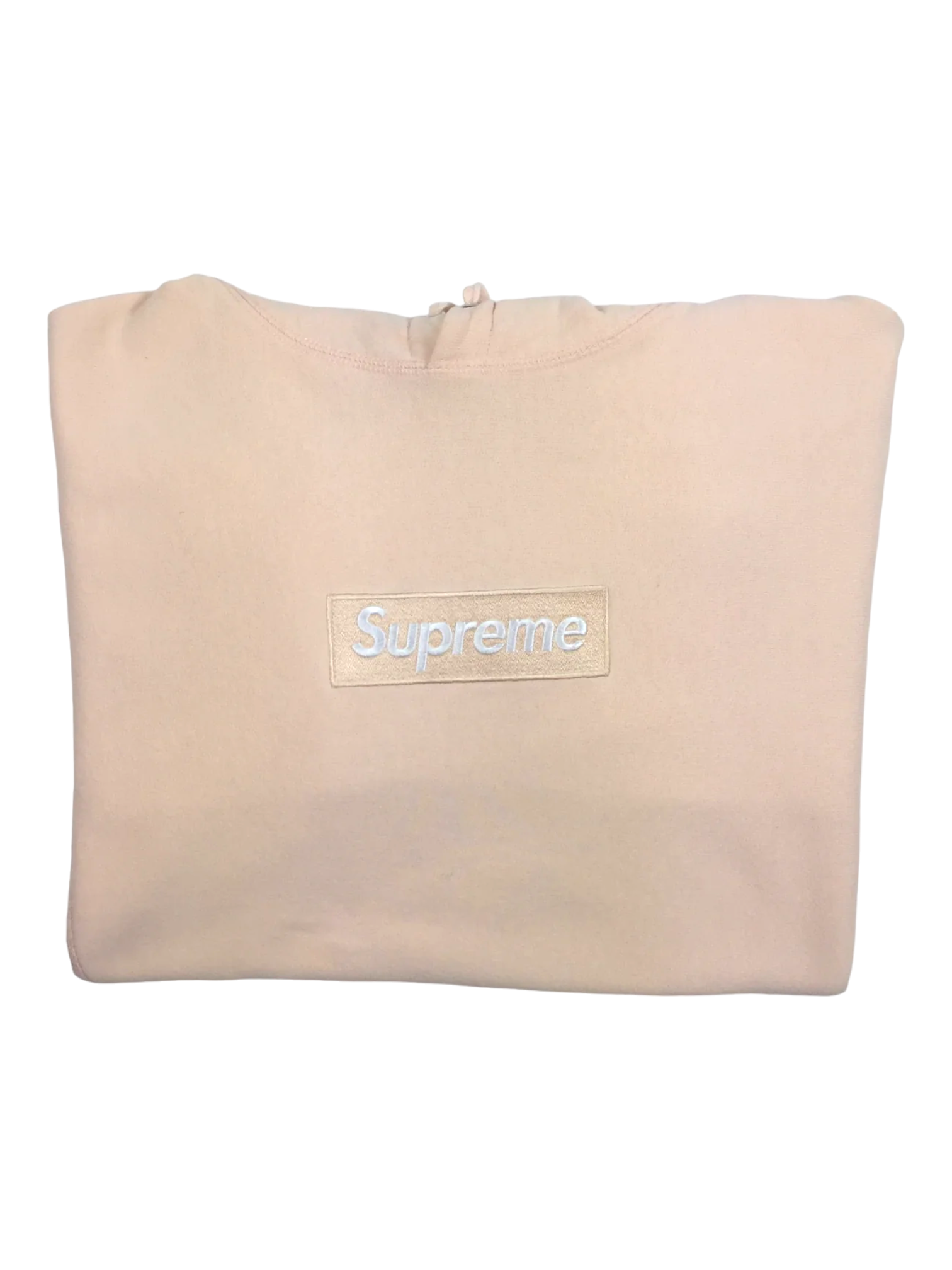 2016 Supreme Peach Box Logo Hoodie