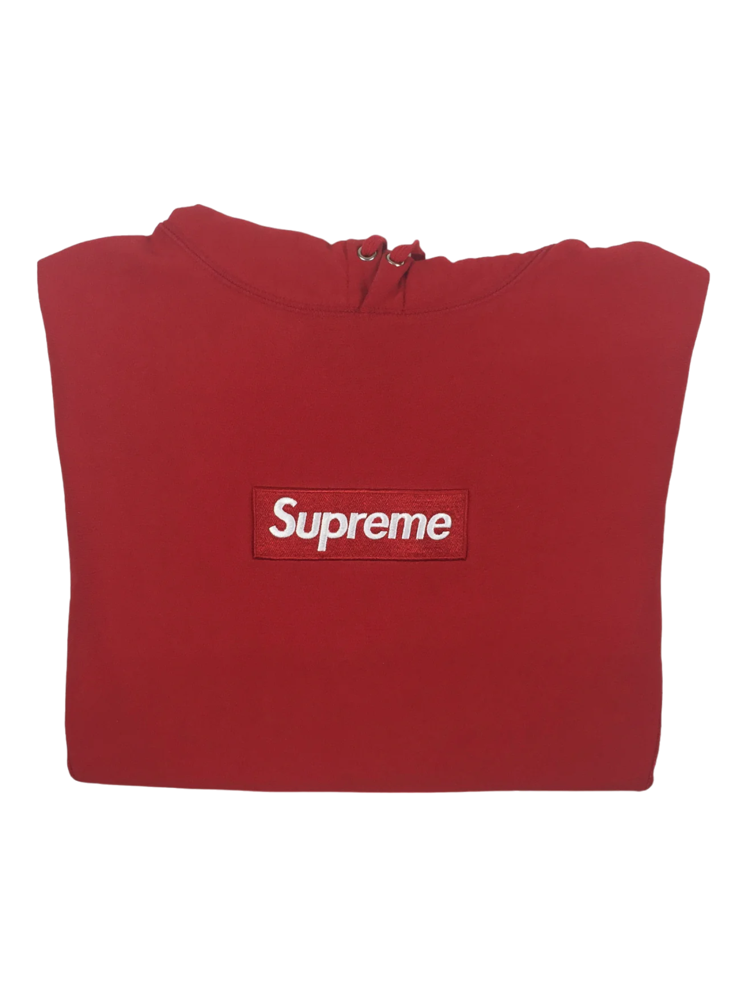 2016 Supreme Red Box Logo Hoodie