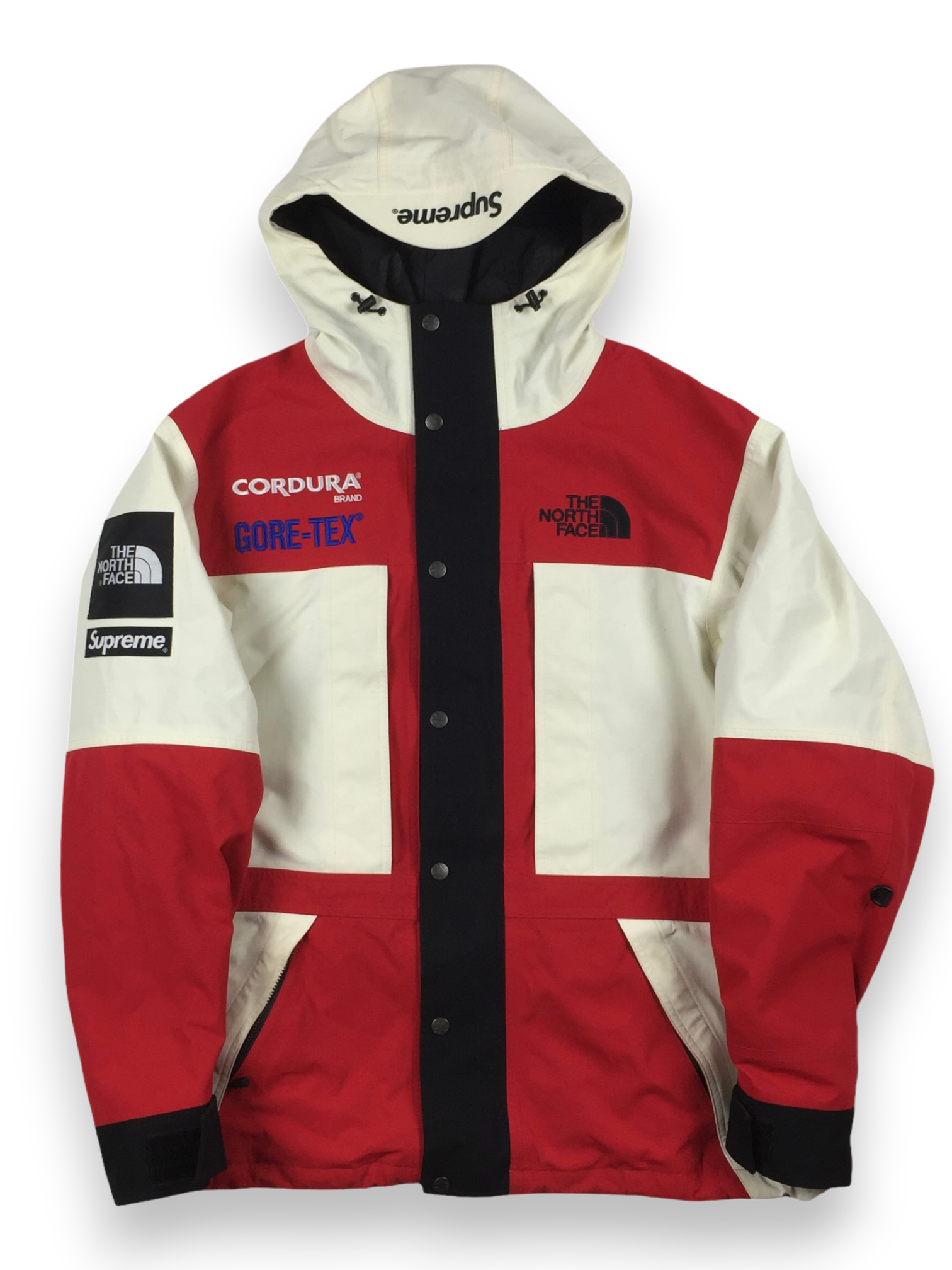 2018 Supreme x The North Face Cordura GORE-TEX Red Cream Mountain Light