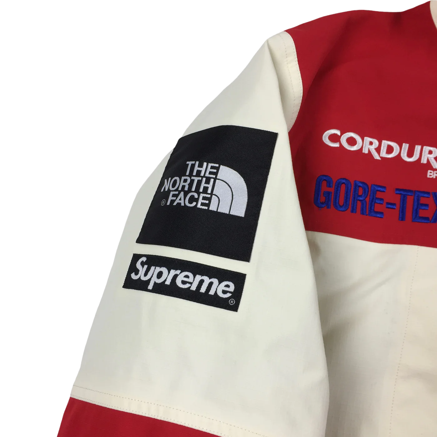 2018 Supreme x The North Face Cordura GORE-TEX Red Cream Mountain Light