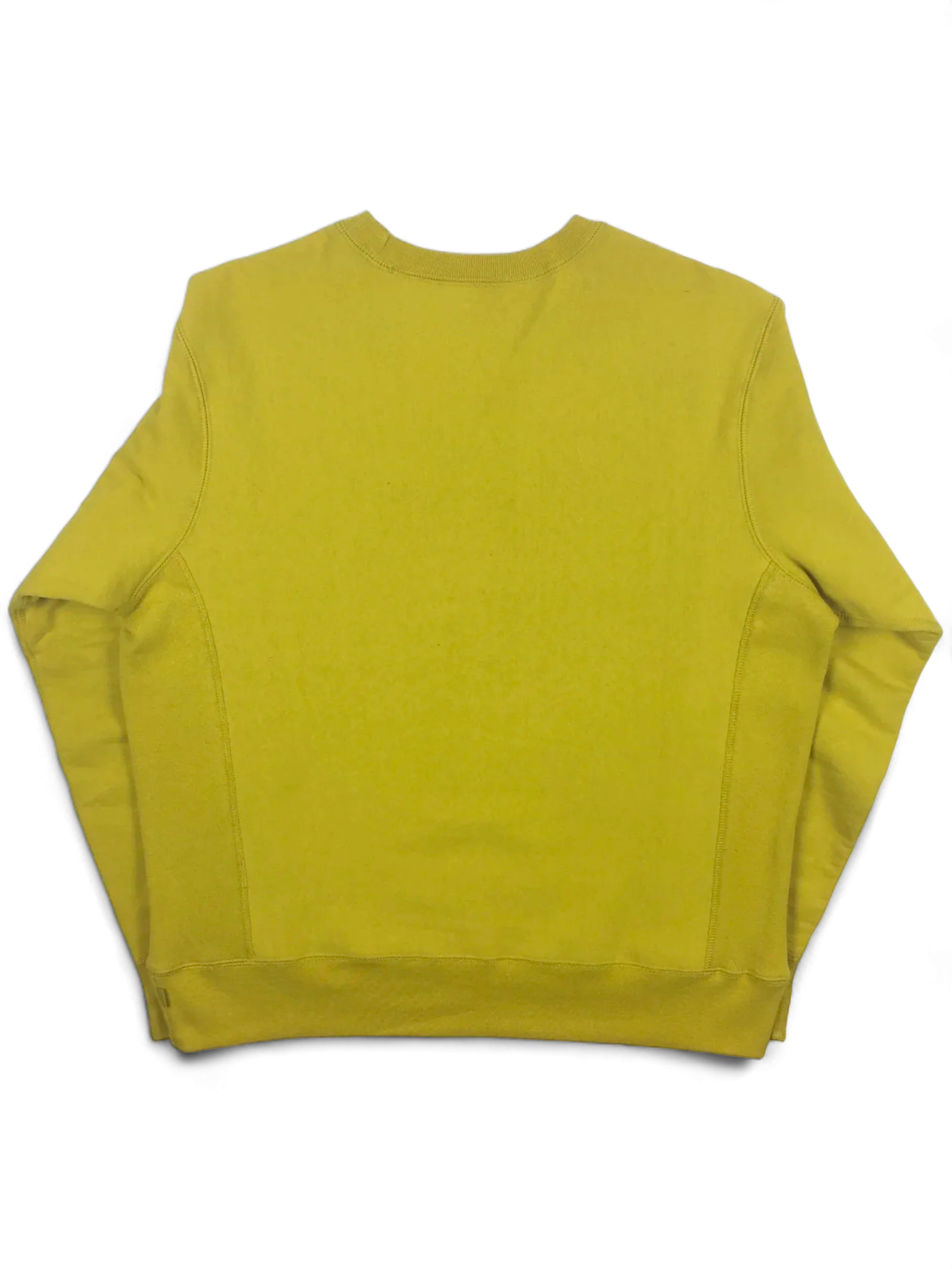 2018 Supreme Mustard Box Logo Crewneck