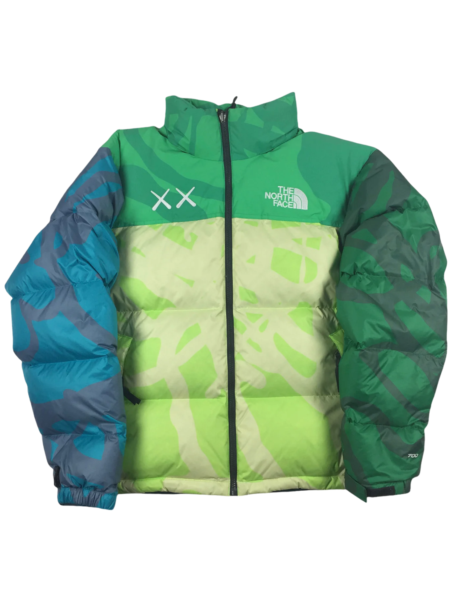 KAWS x The North Face Green Nuptse