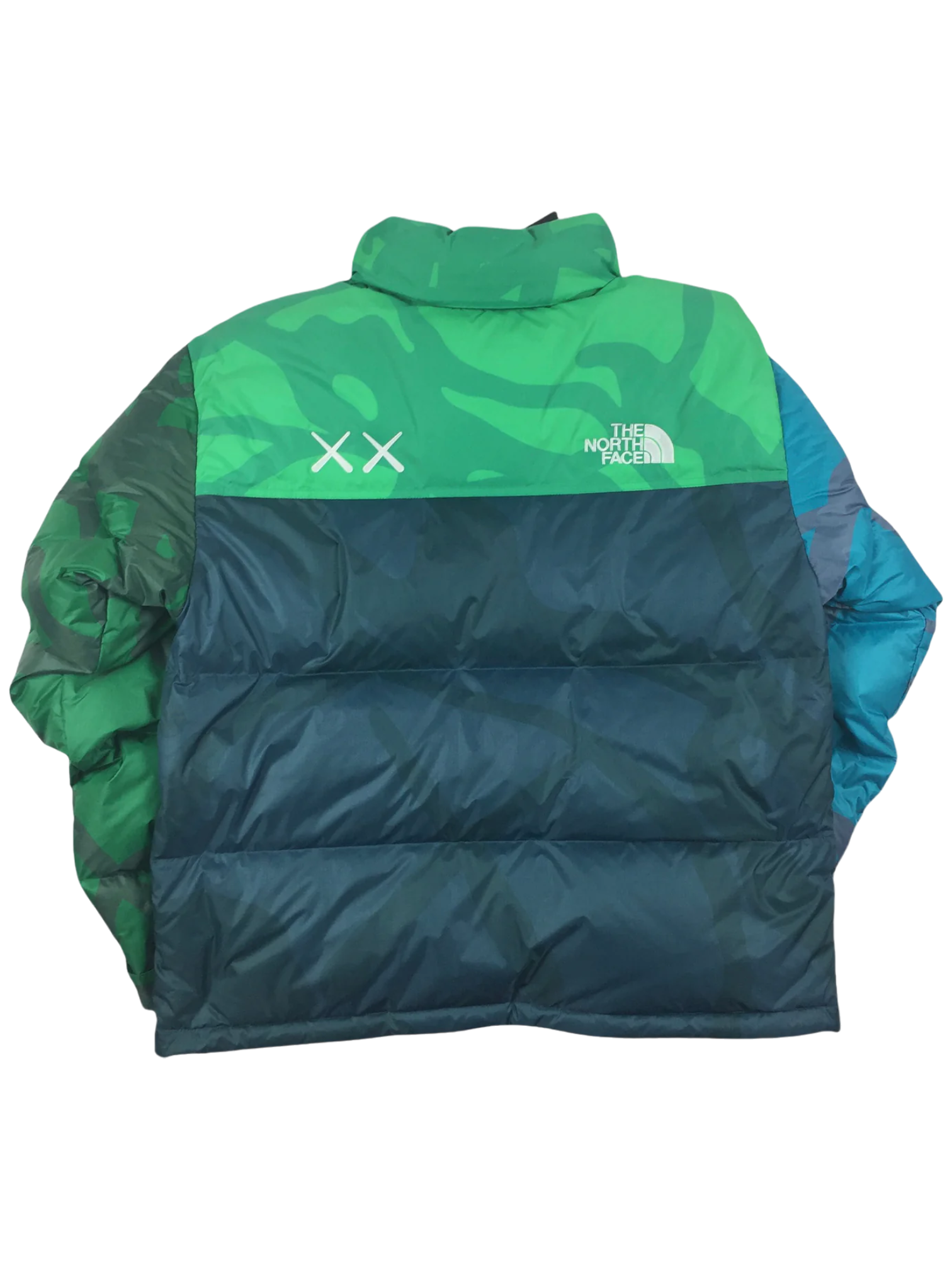 KAWS x The North Face Green Nuptse