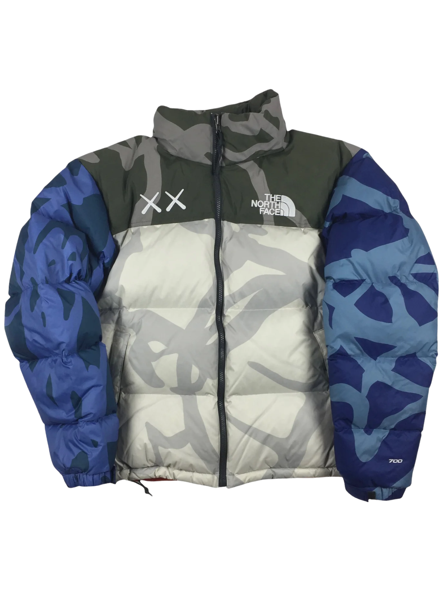KAWS x The North Face Blue Nuptse