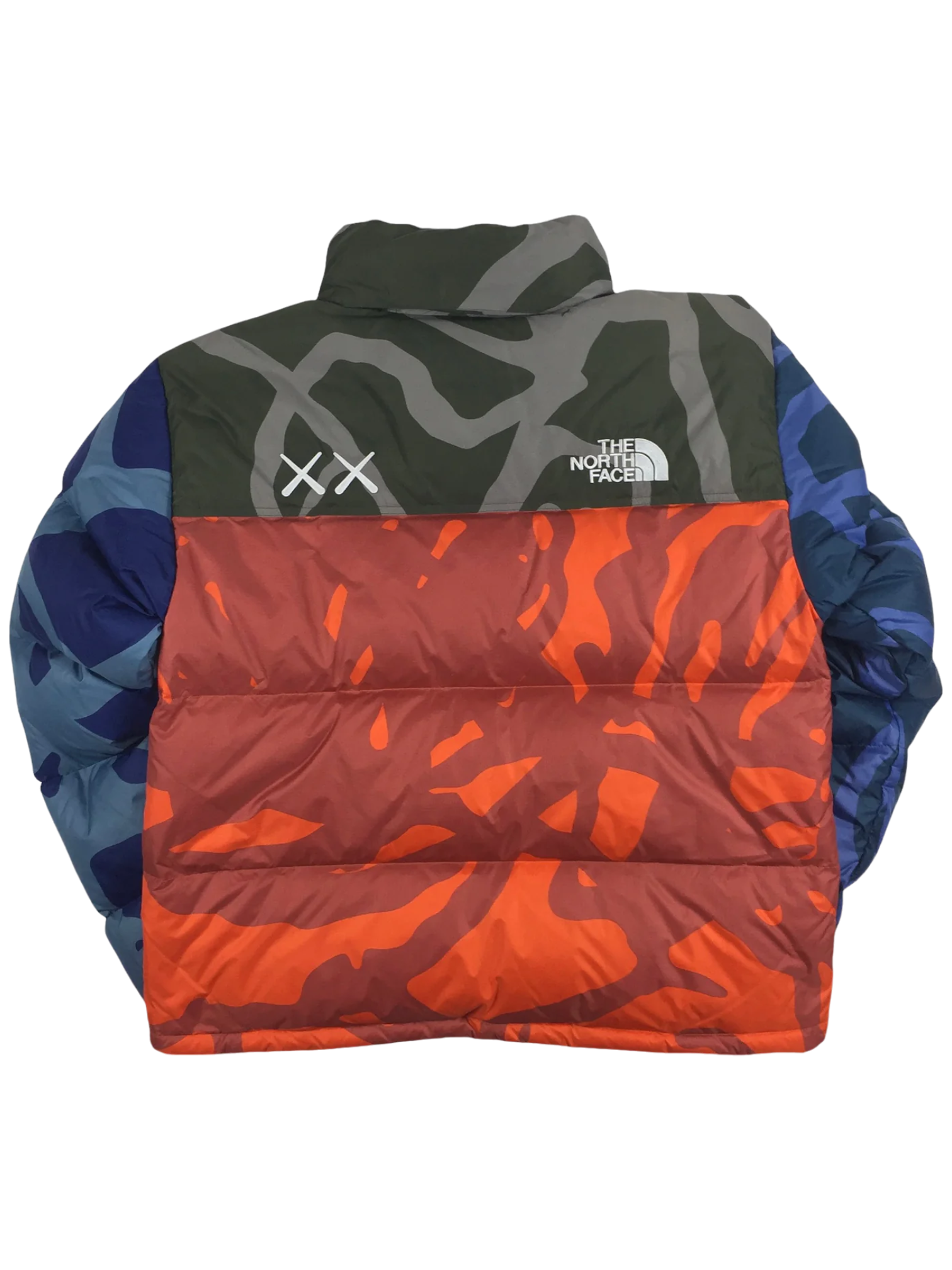 KAWS x The North Face Blue Nuptse