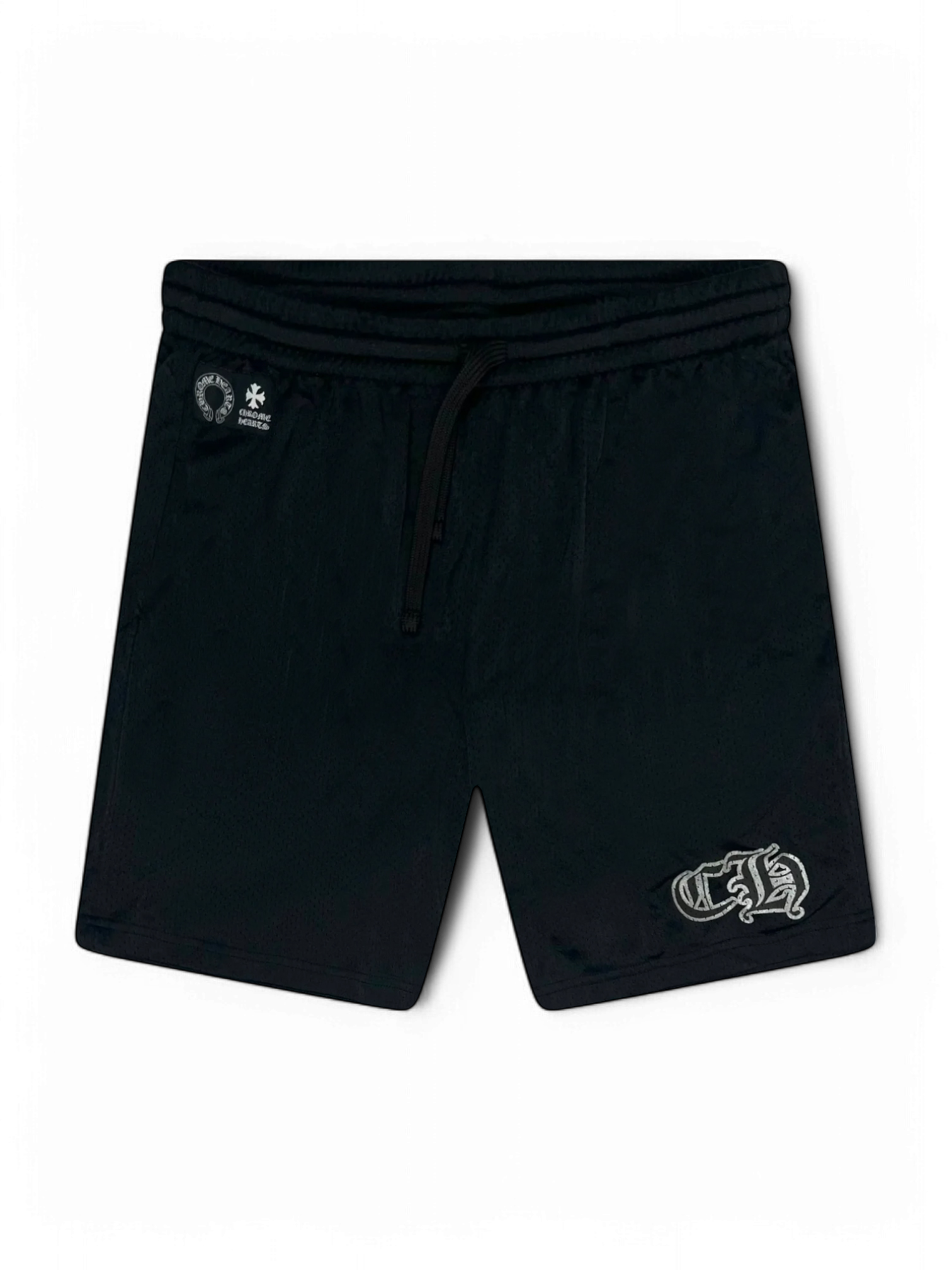 Chrome Hearts Black Mesh Warm Up Shorts