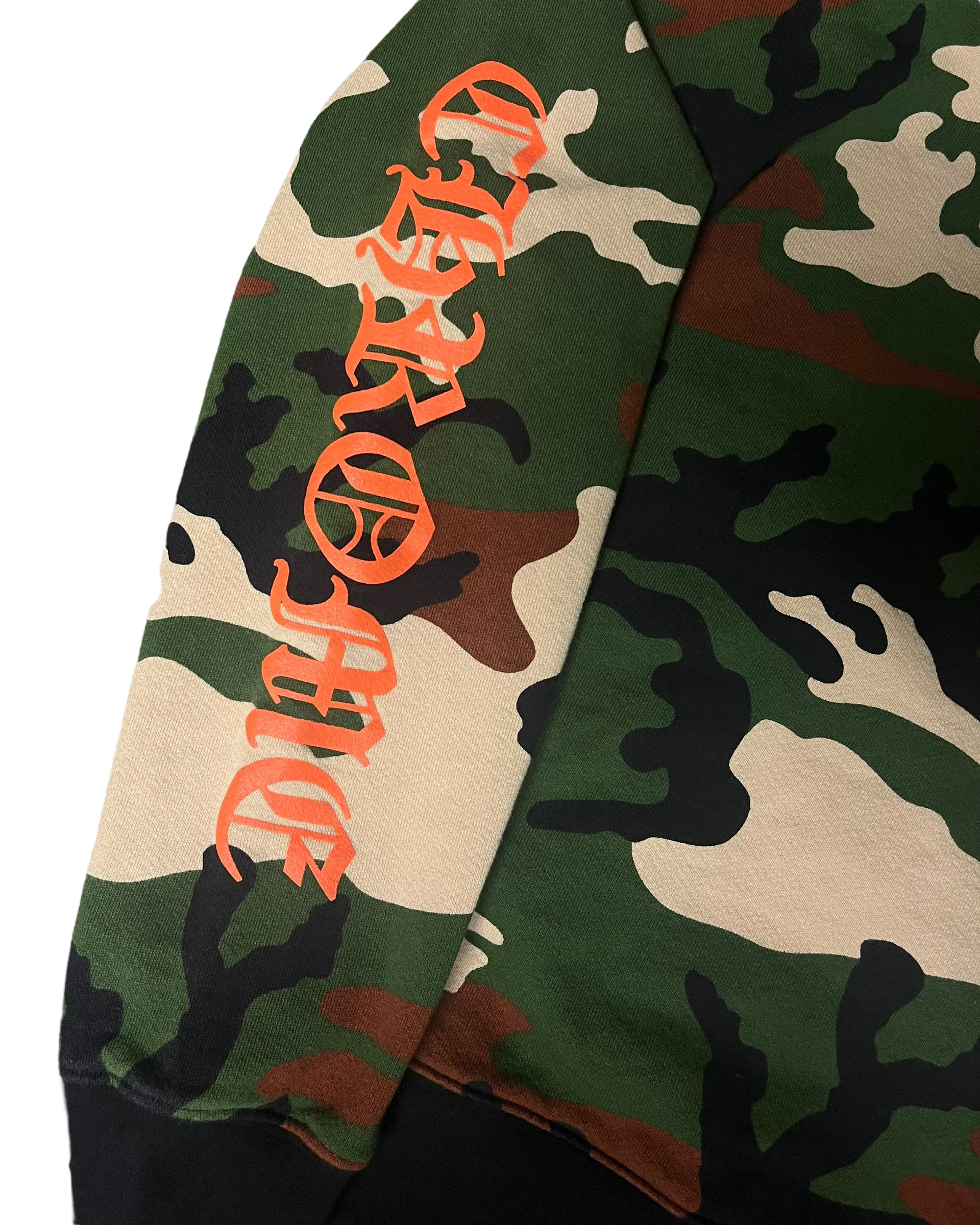 Chrome Hearts Matty Boy Camo Caution Crewneck