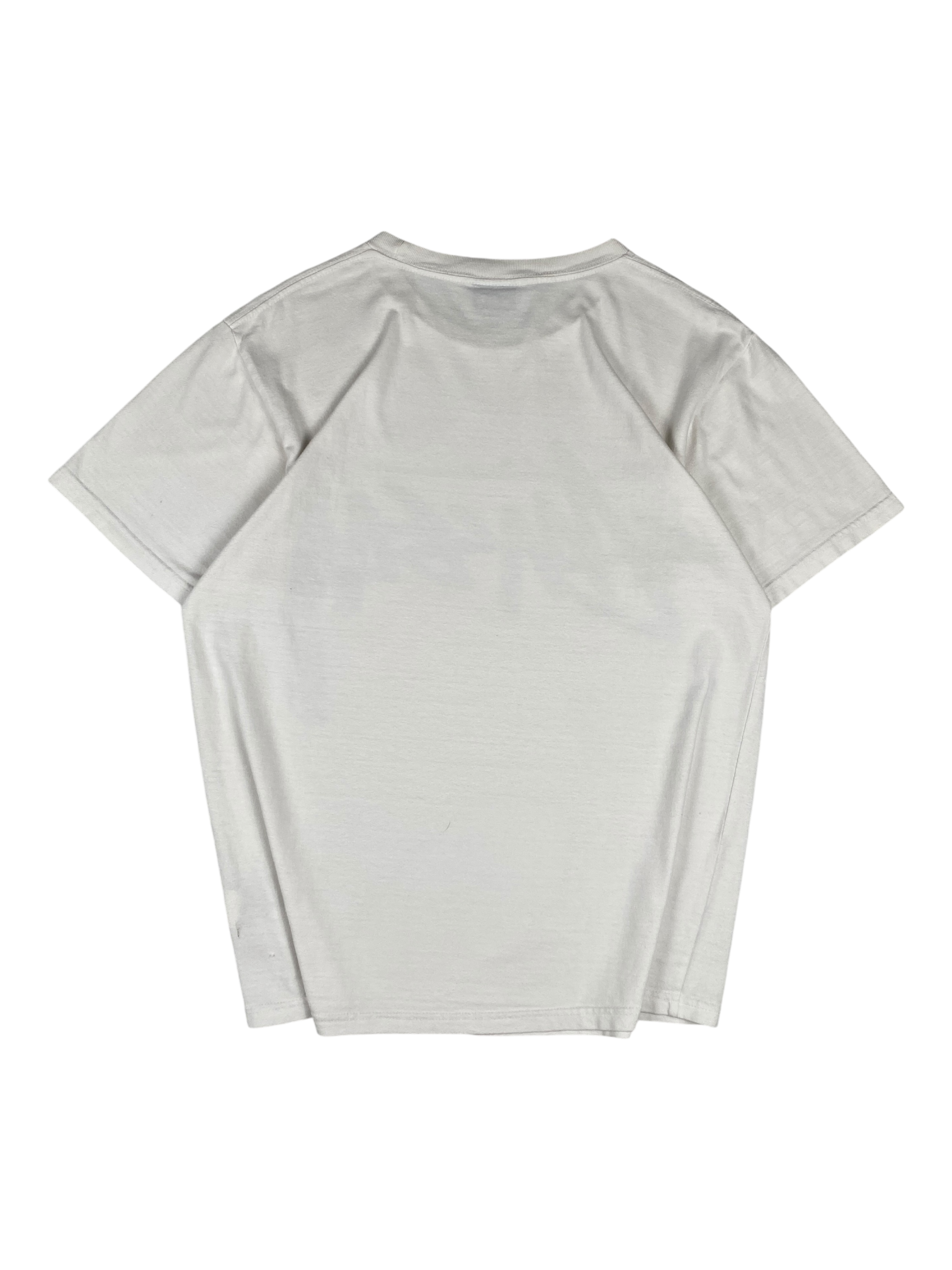 Stussy White Black Logo Tee