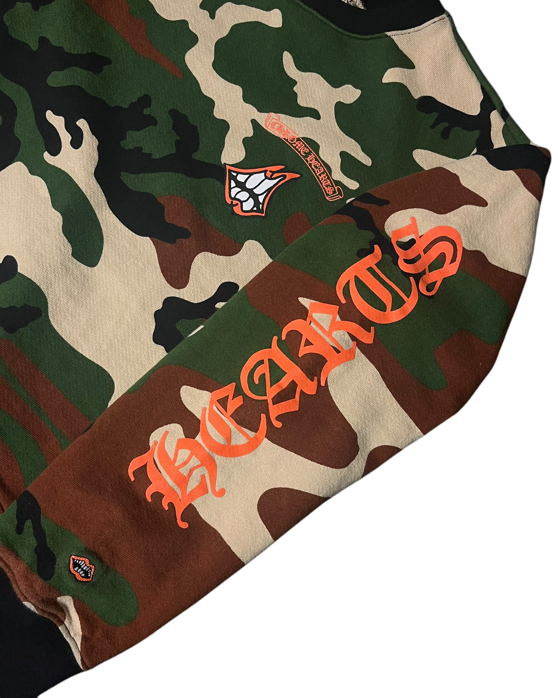 Chrome Hearts Matty Boy Camo Caution Crewneck