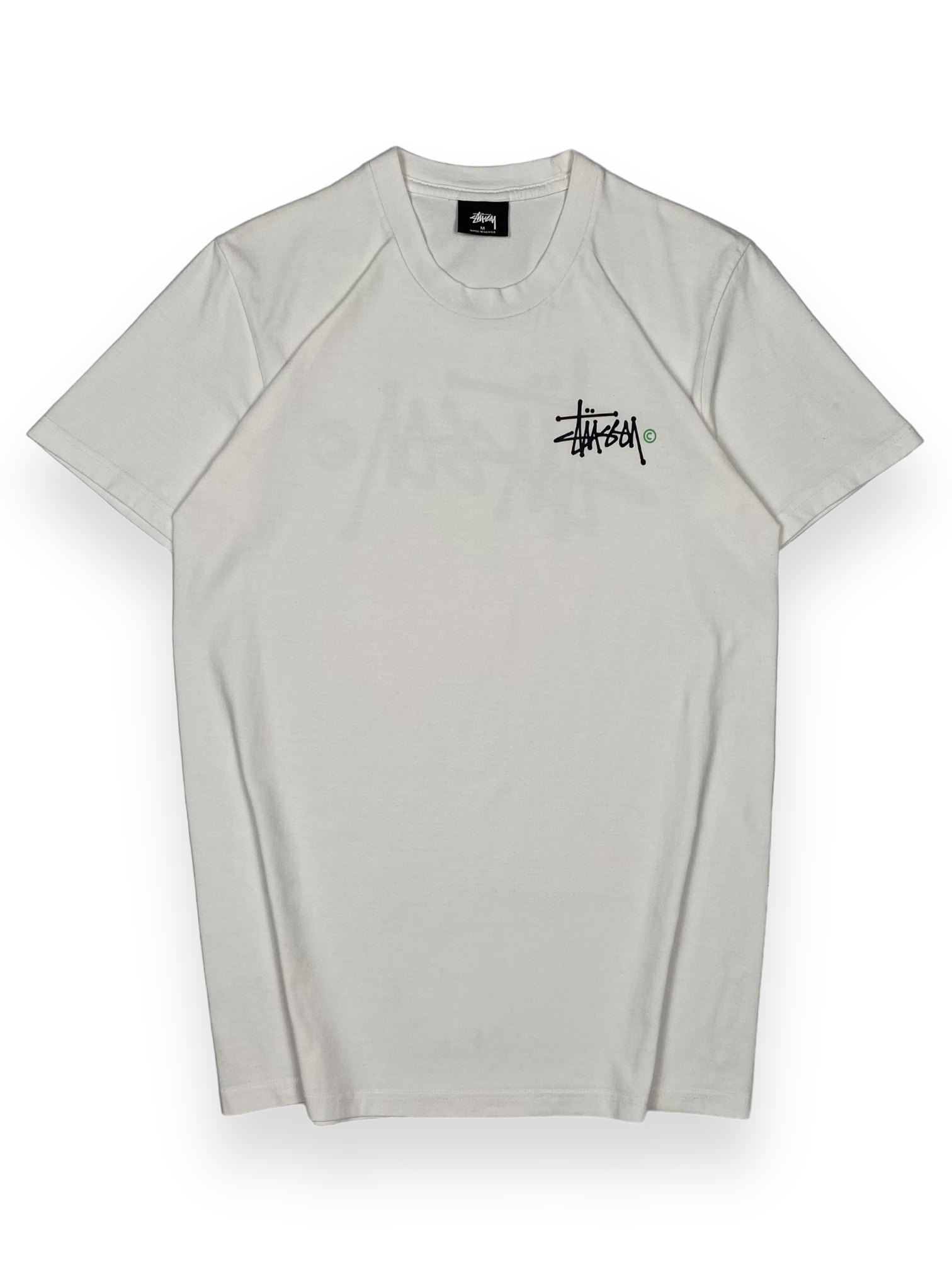 Stussy White Logo Tee