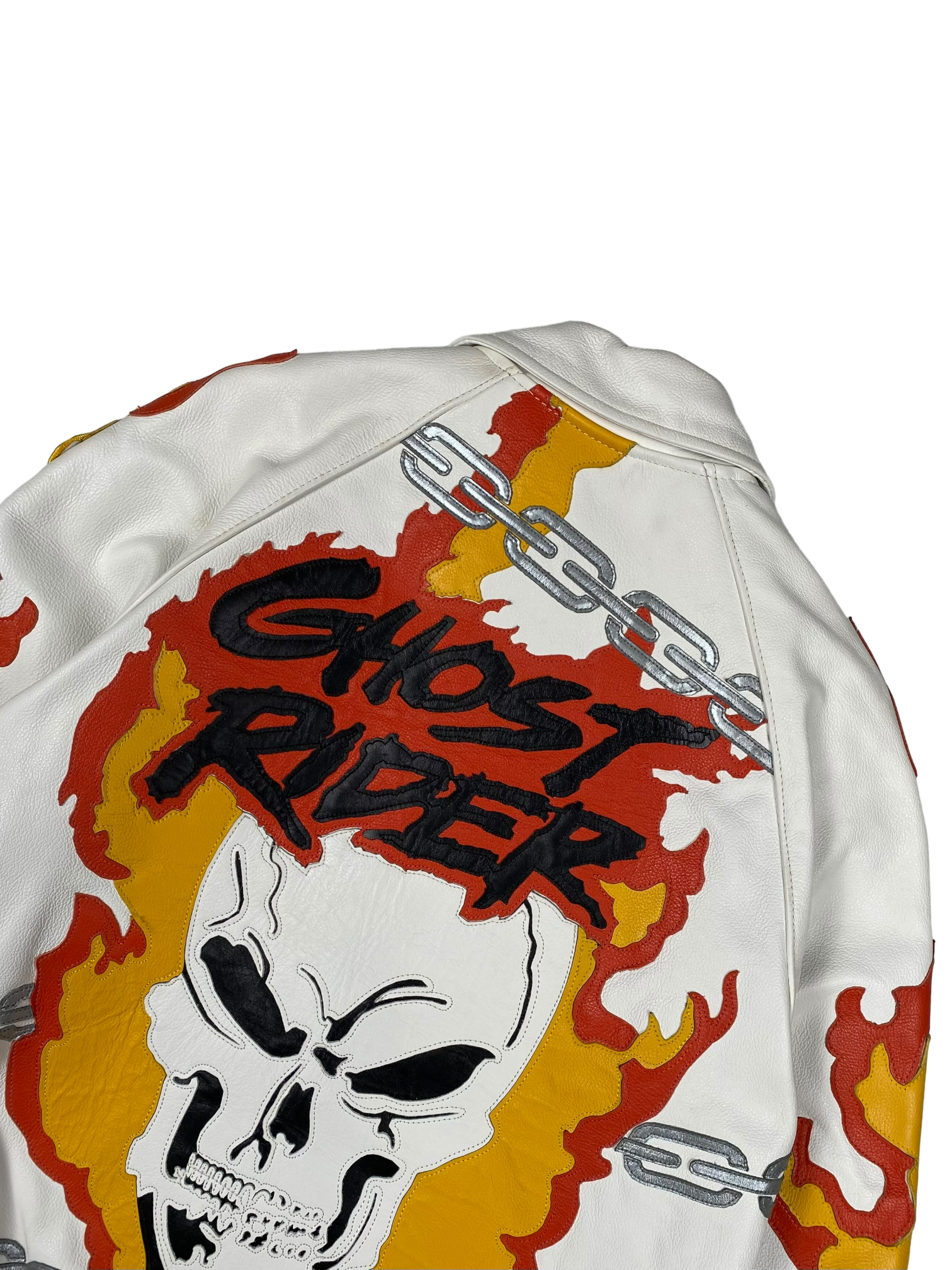 2019 Supreme Vanson Leather Ghost Rider Jacket