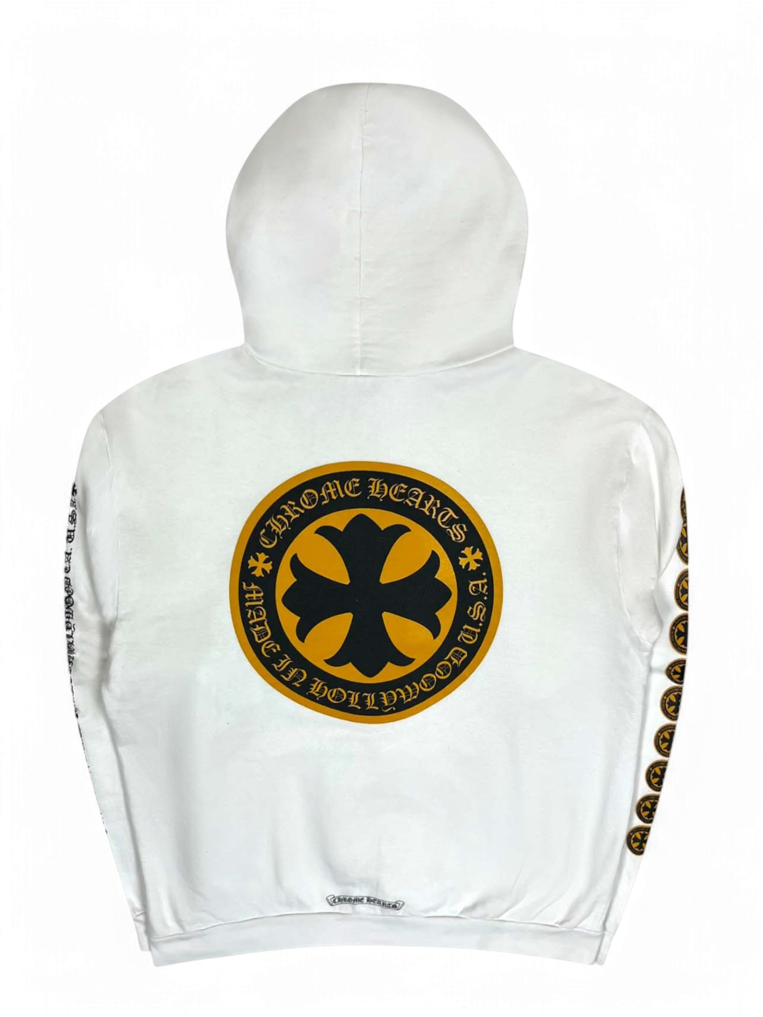 Chrome Hearts White Gold Cross Logo Hoodie