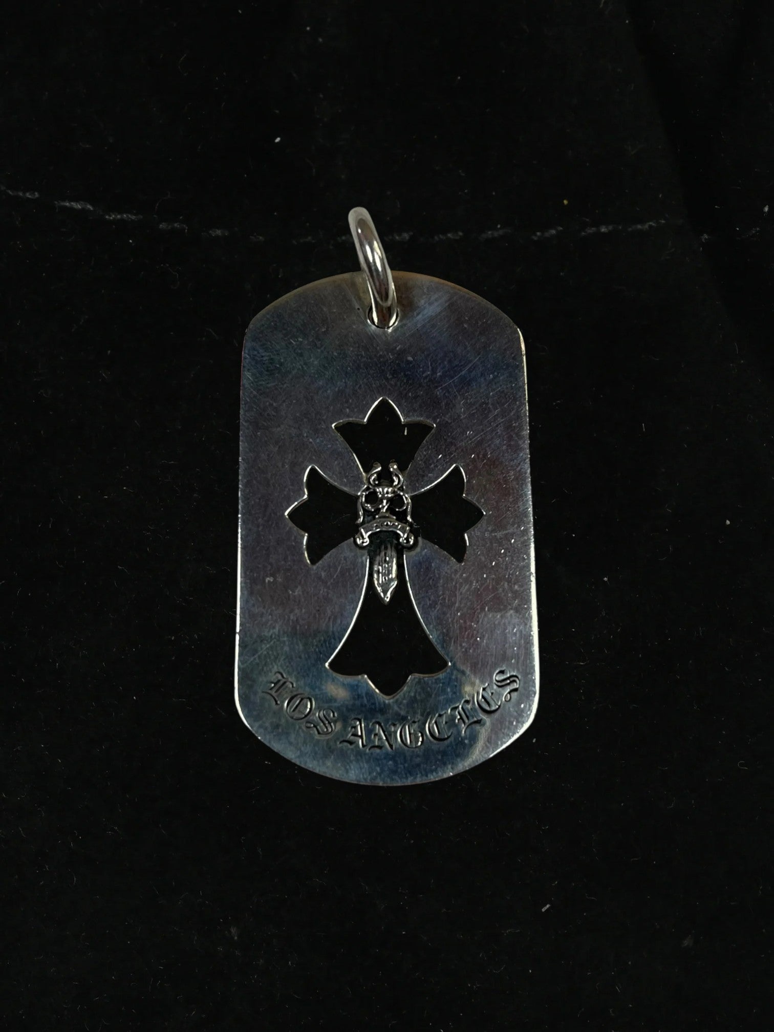 Chrome Hearts LA Dog Tag Pendant