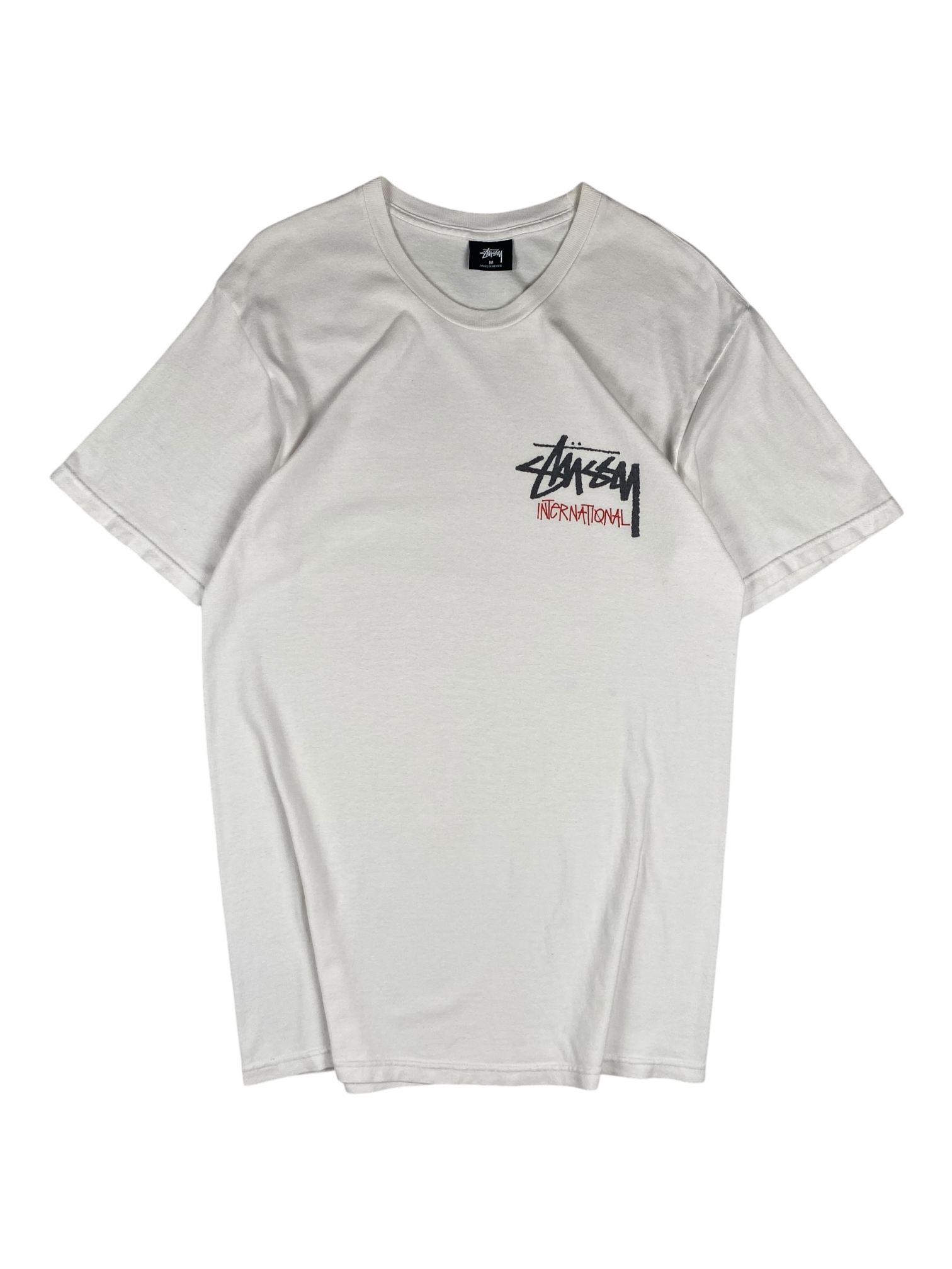 Stussy White International Logo Tee