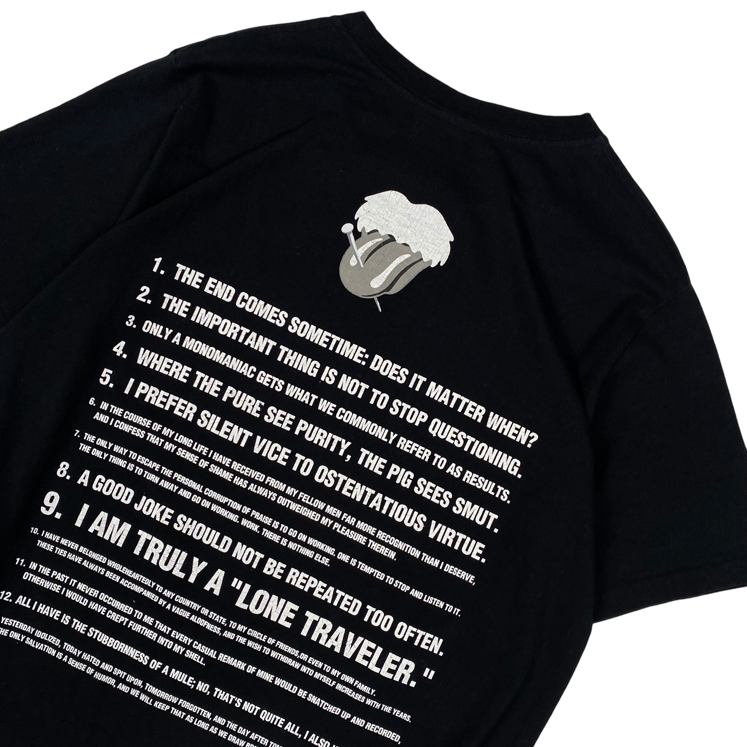 Number (N)ine Black Rolling Stones Tee
