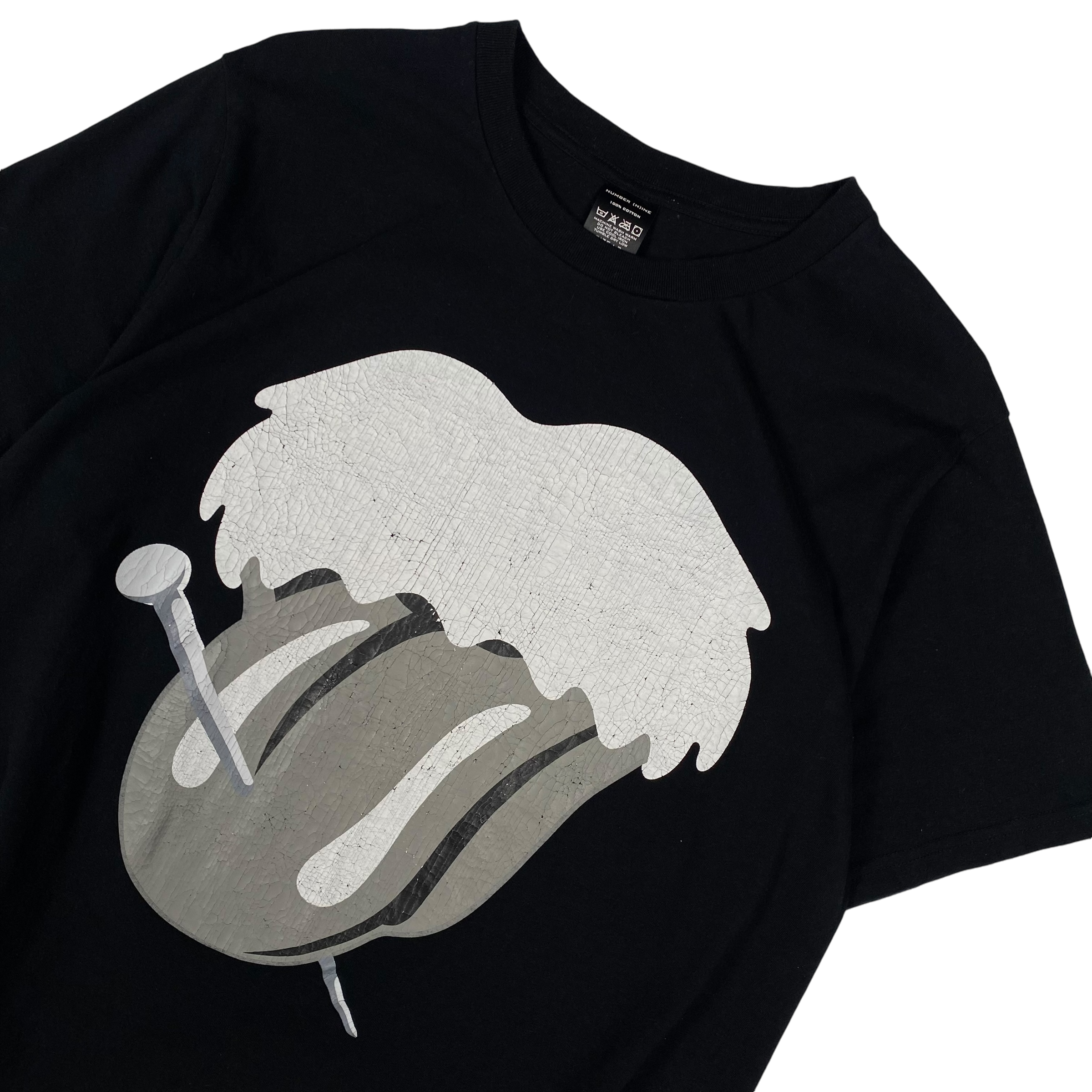 Number (N)ine Black Rolling Stones Tee