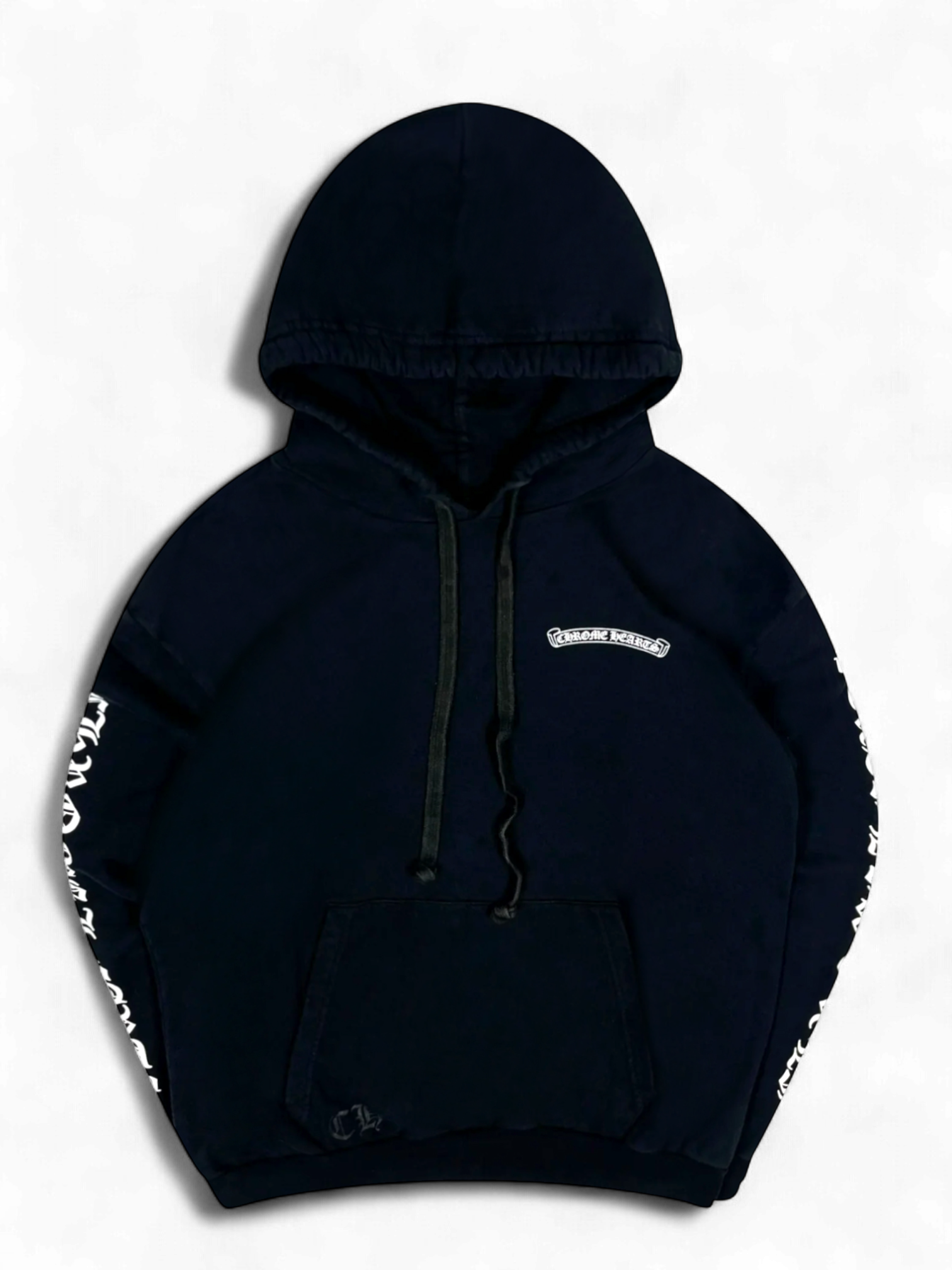 Chrome Hearts Black Old English Hoodie