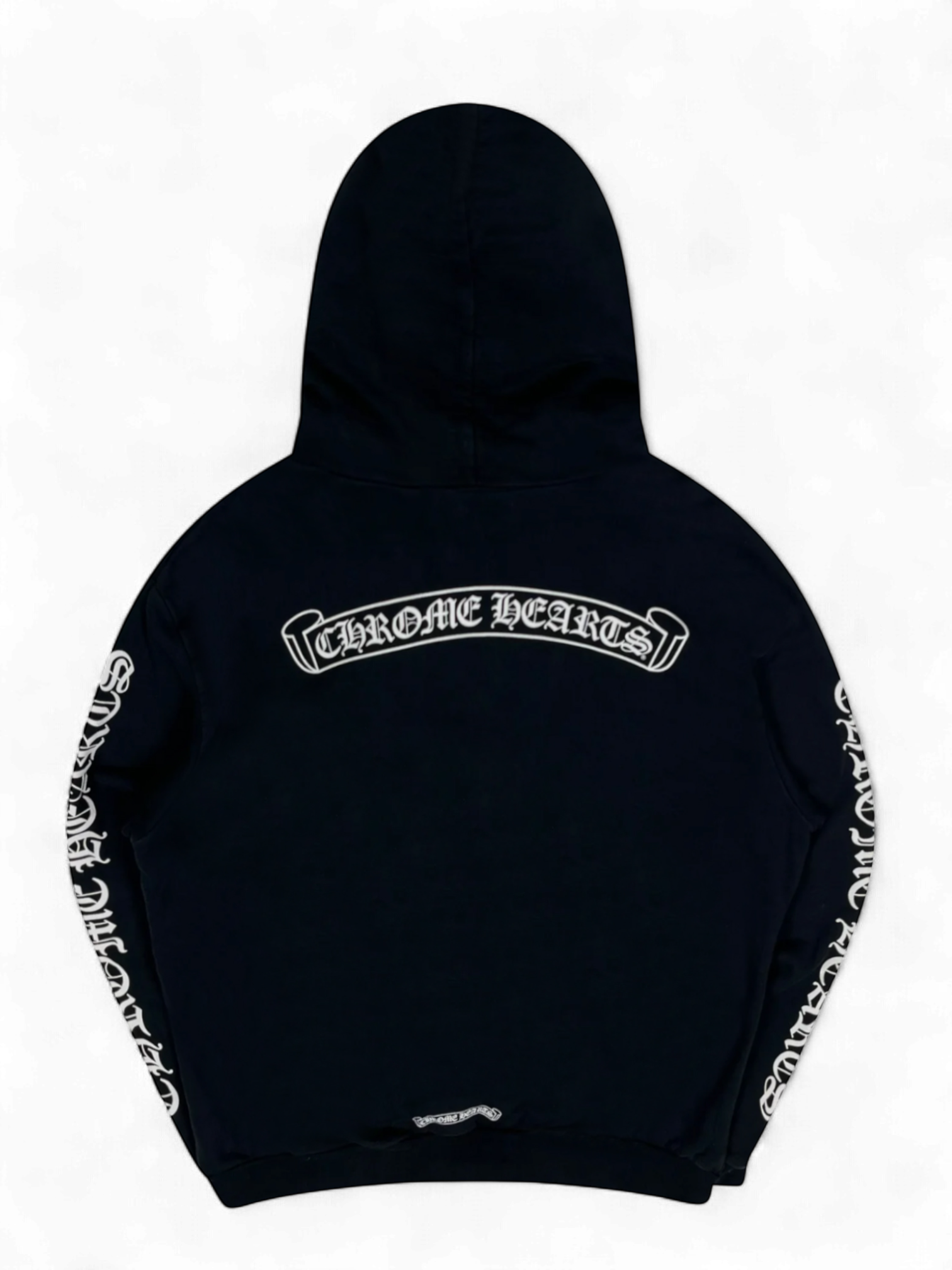 Chrome Hearts Black Old English Hoodie