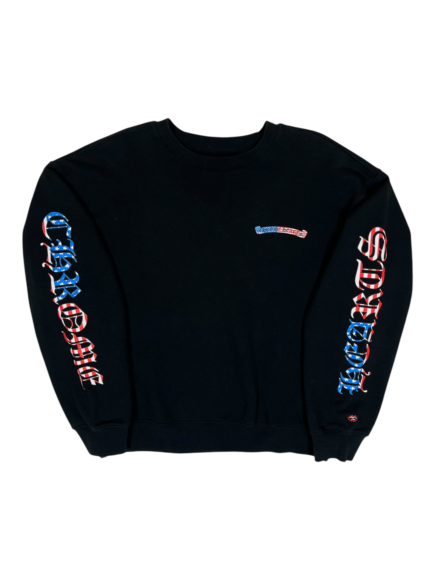 Chrome Hearts Matty Boy America Black Crewneck