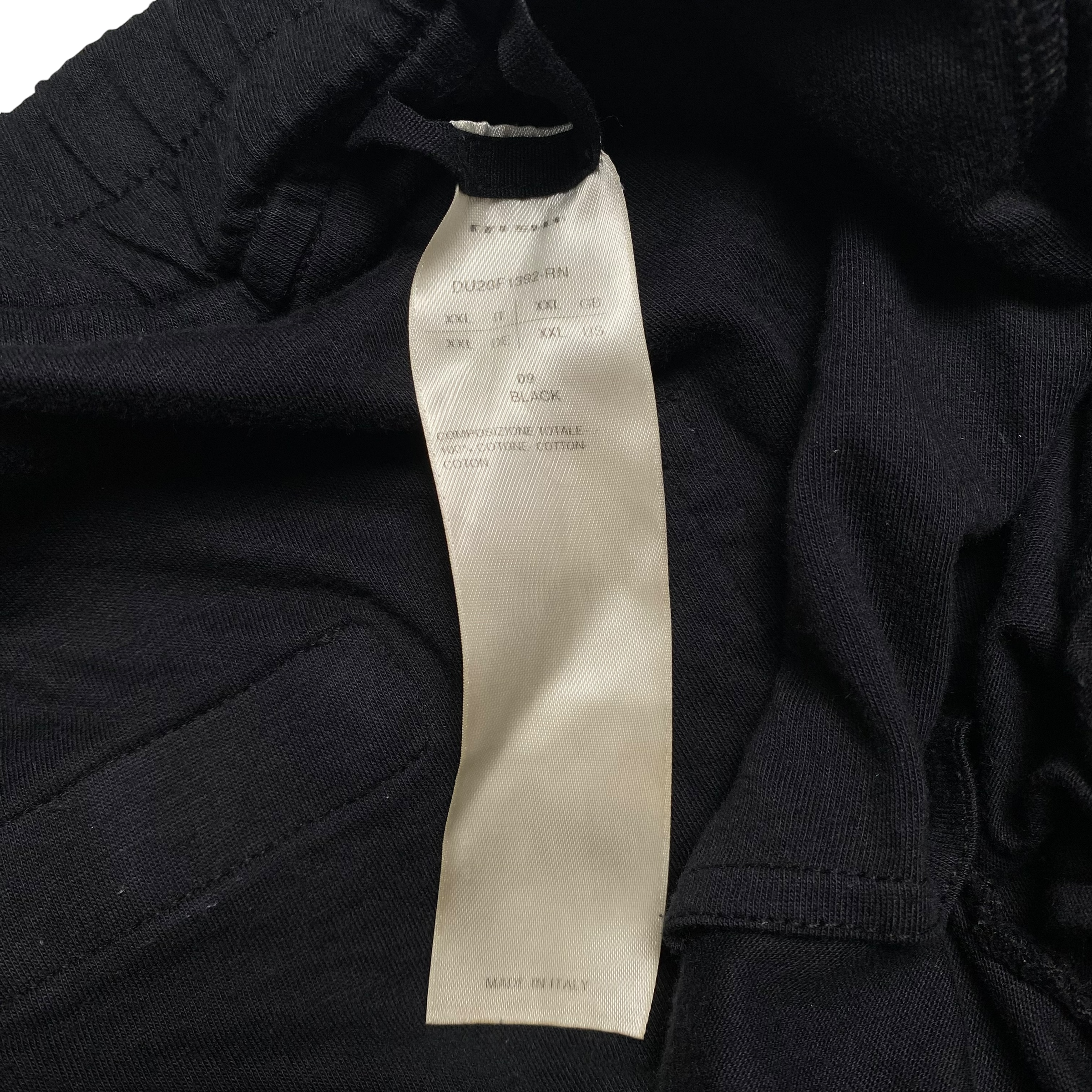 Rick Owens Black Darkshdw Joggers
