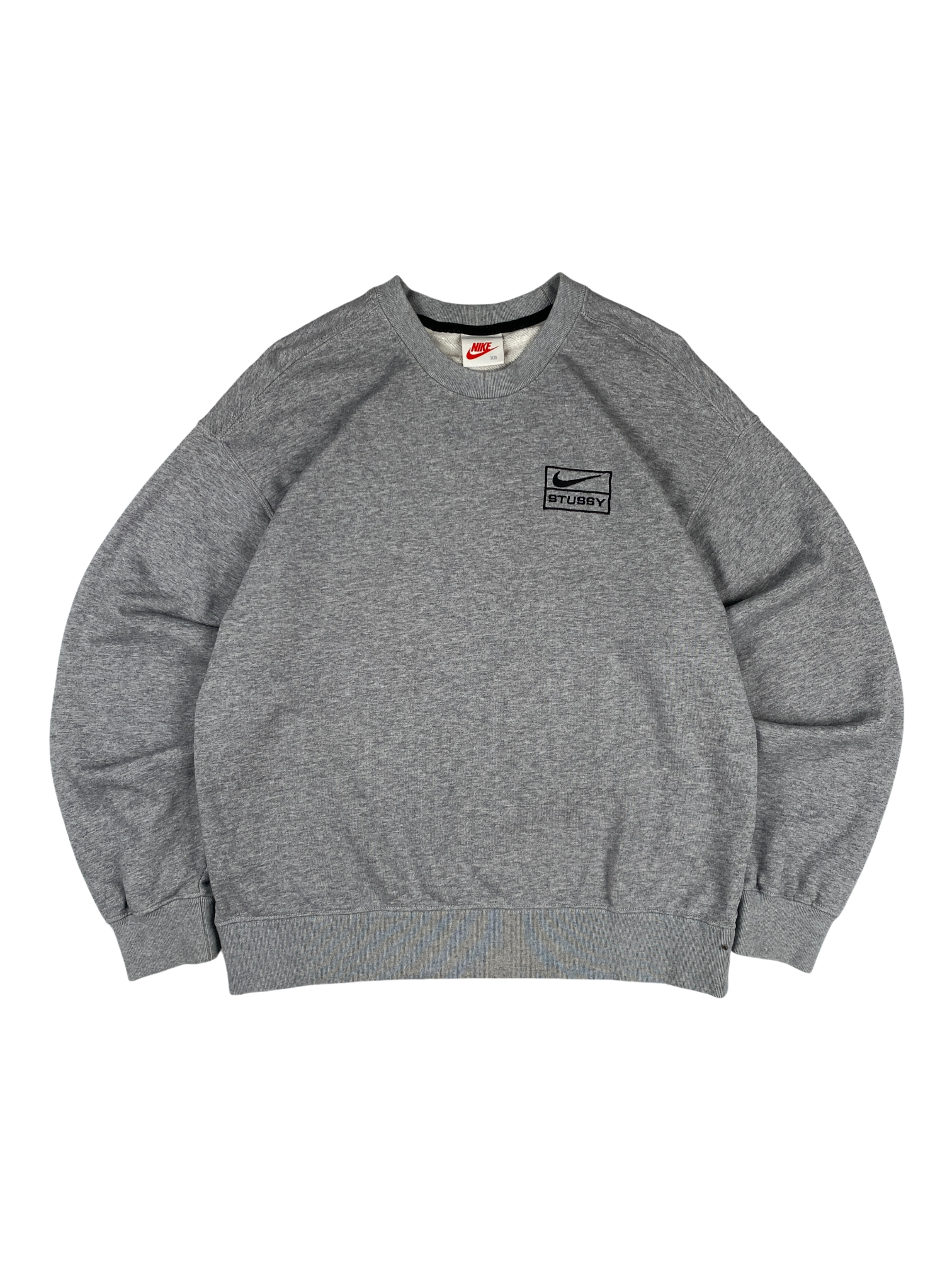 Stussy x Nike Grey Crewneck