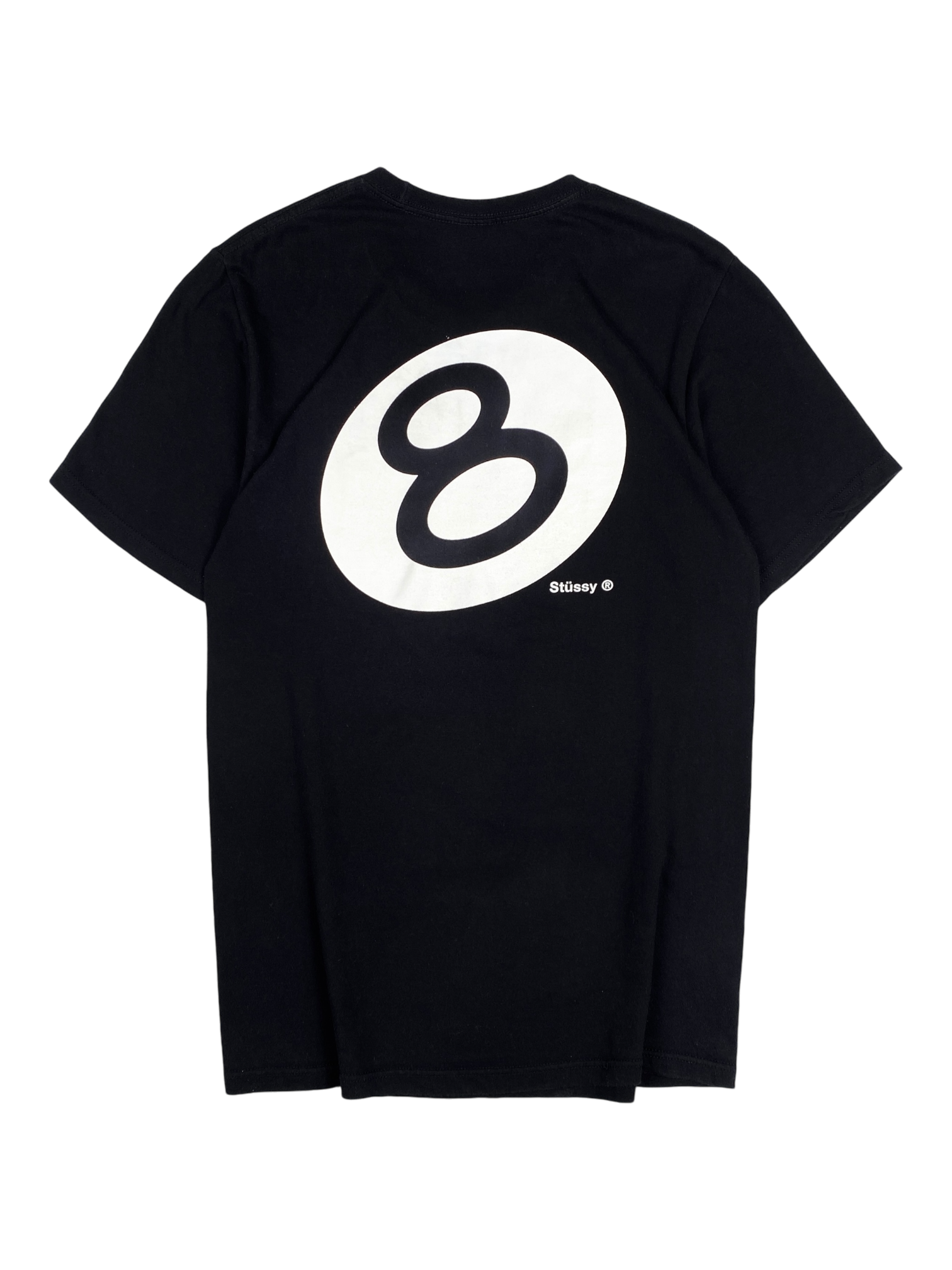 Stussy Black 8 Ball Logo Tee