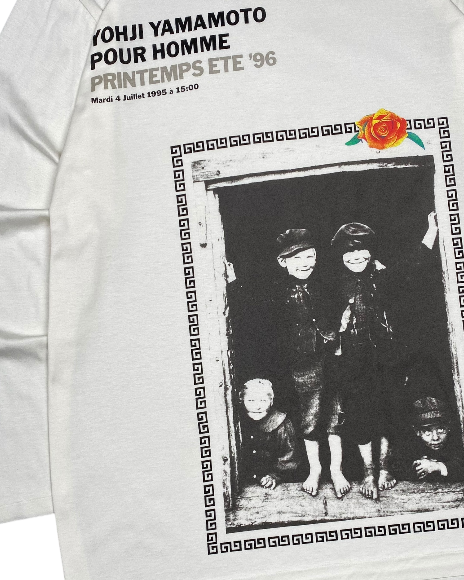 Yohji Yamamoto Pour Homme White Long Sleeve Tee SS96