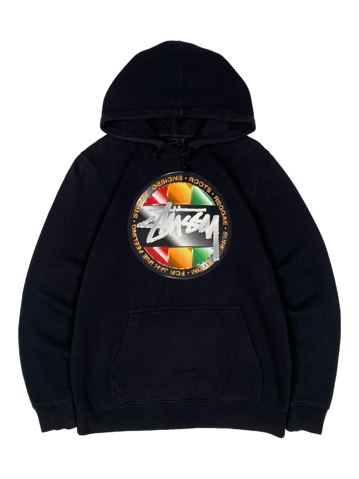 Stussy Black Design Roots Hoodie