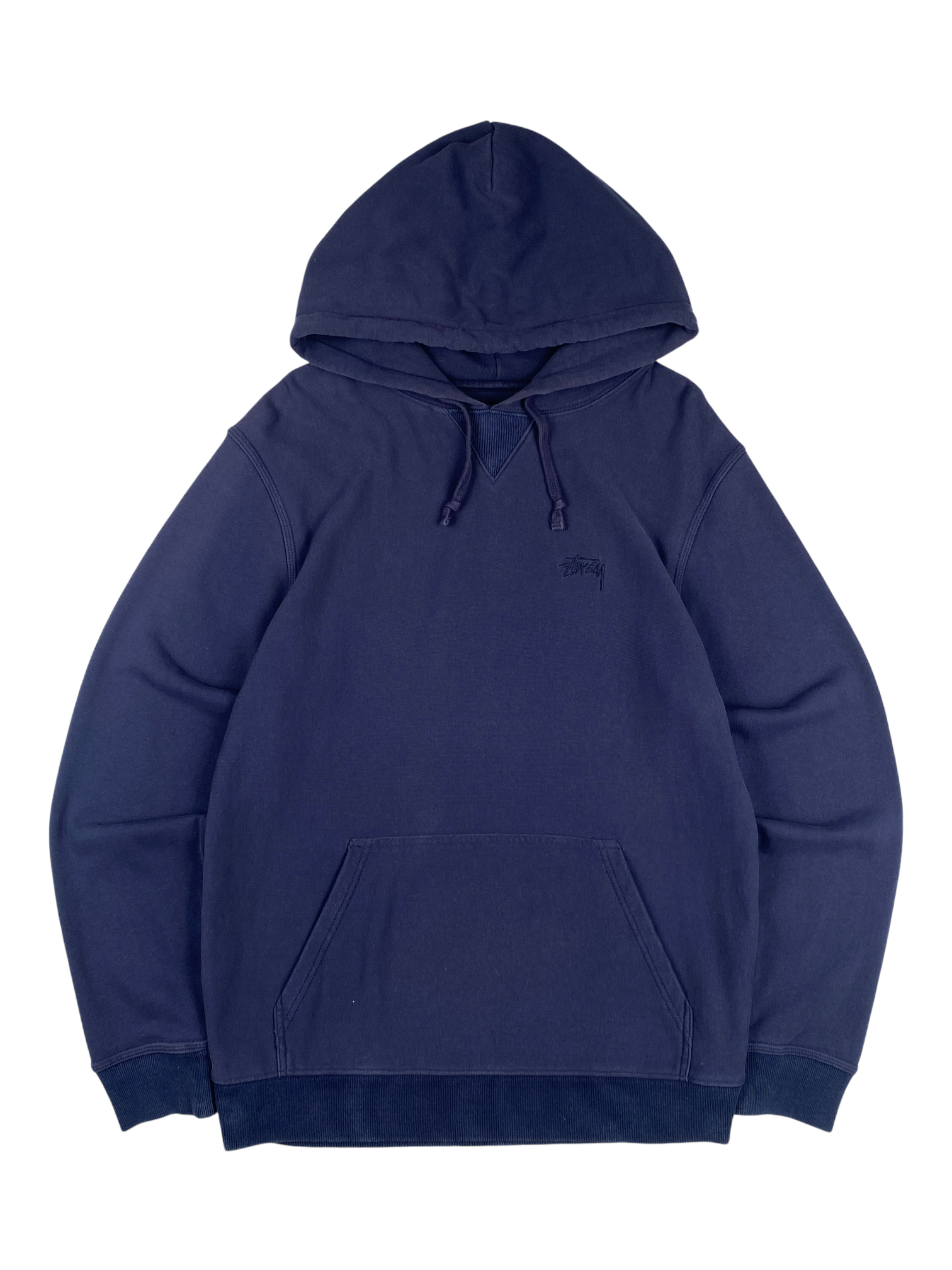 Stussy Navy Logo Hoodie