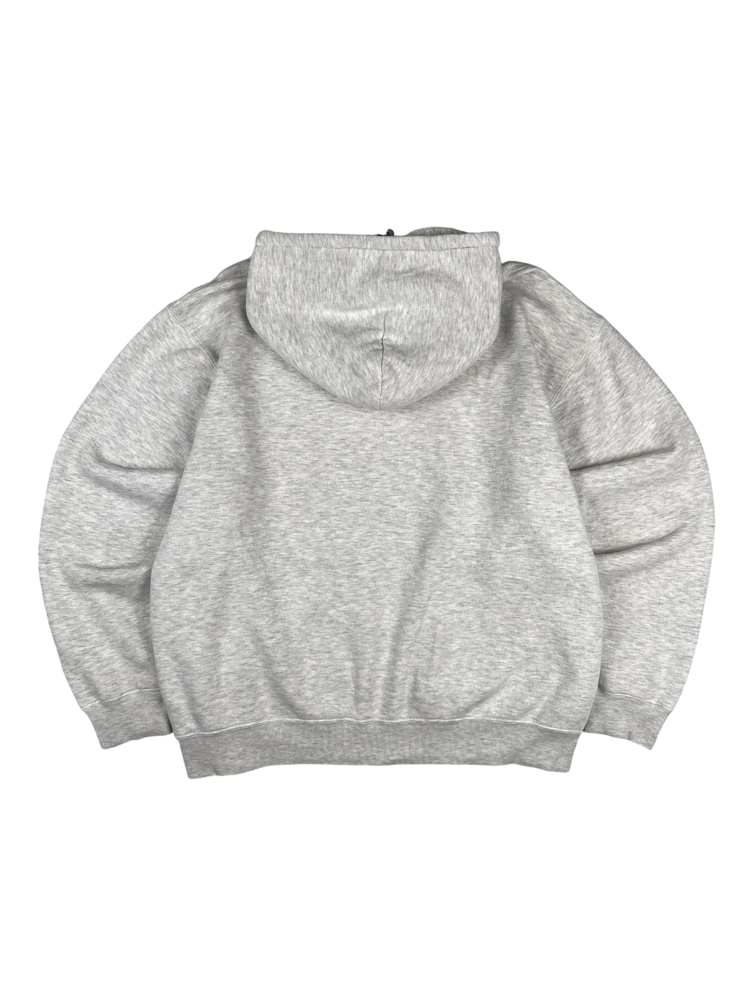 Stussy Grey Worldwide Logo Hoodie