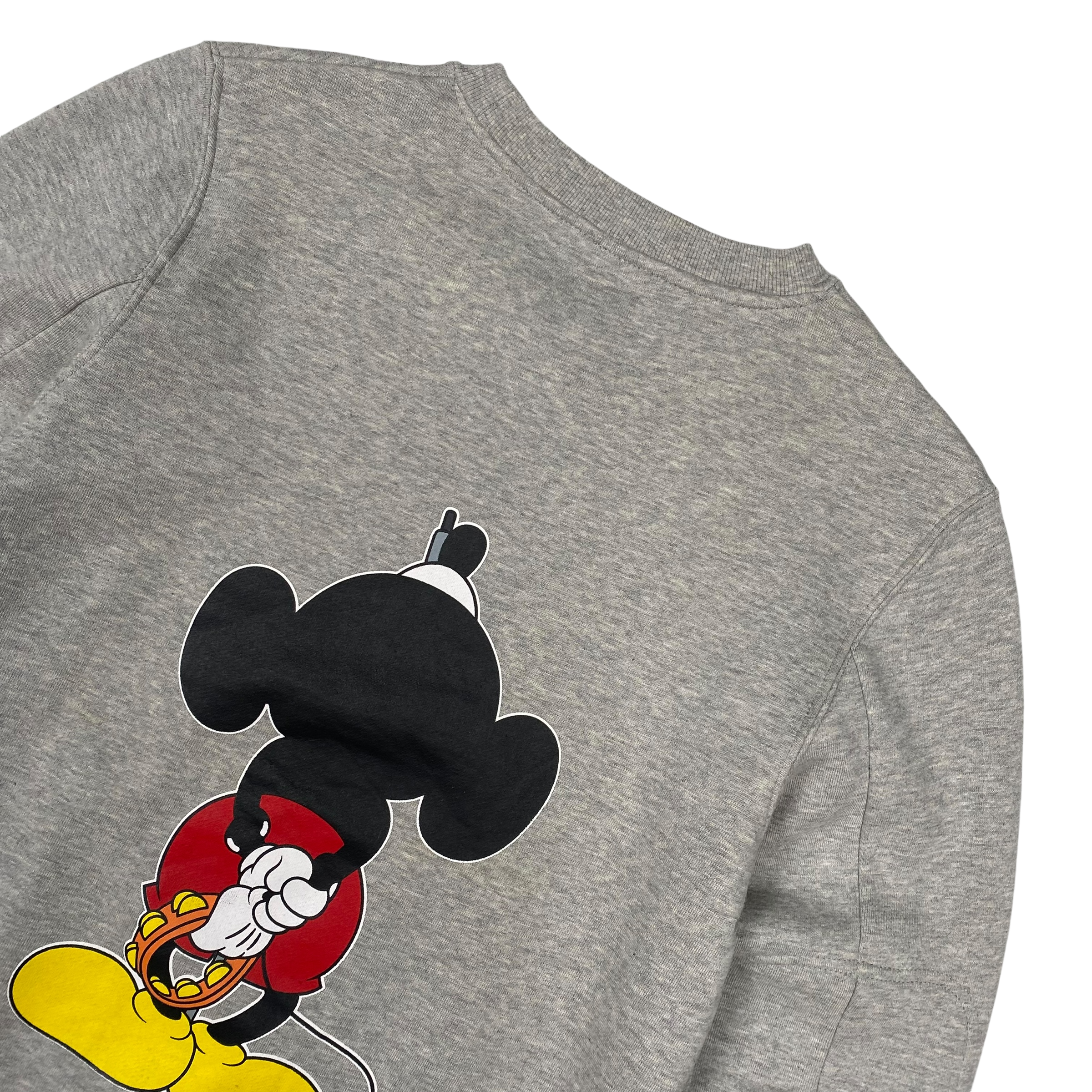 Number (N)ine Liam Gallagher Mickey Mouse Crewneck Grey