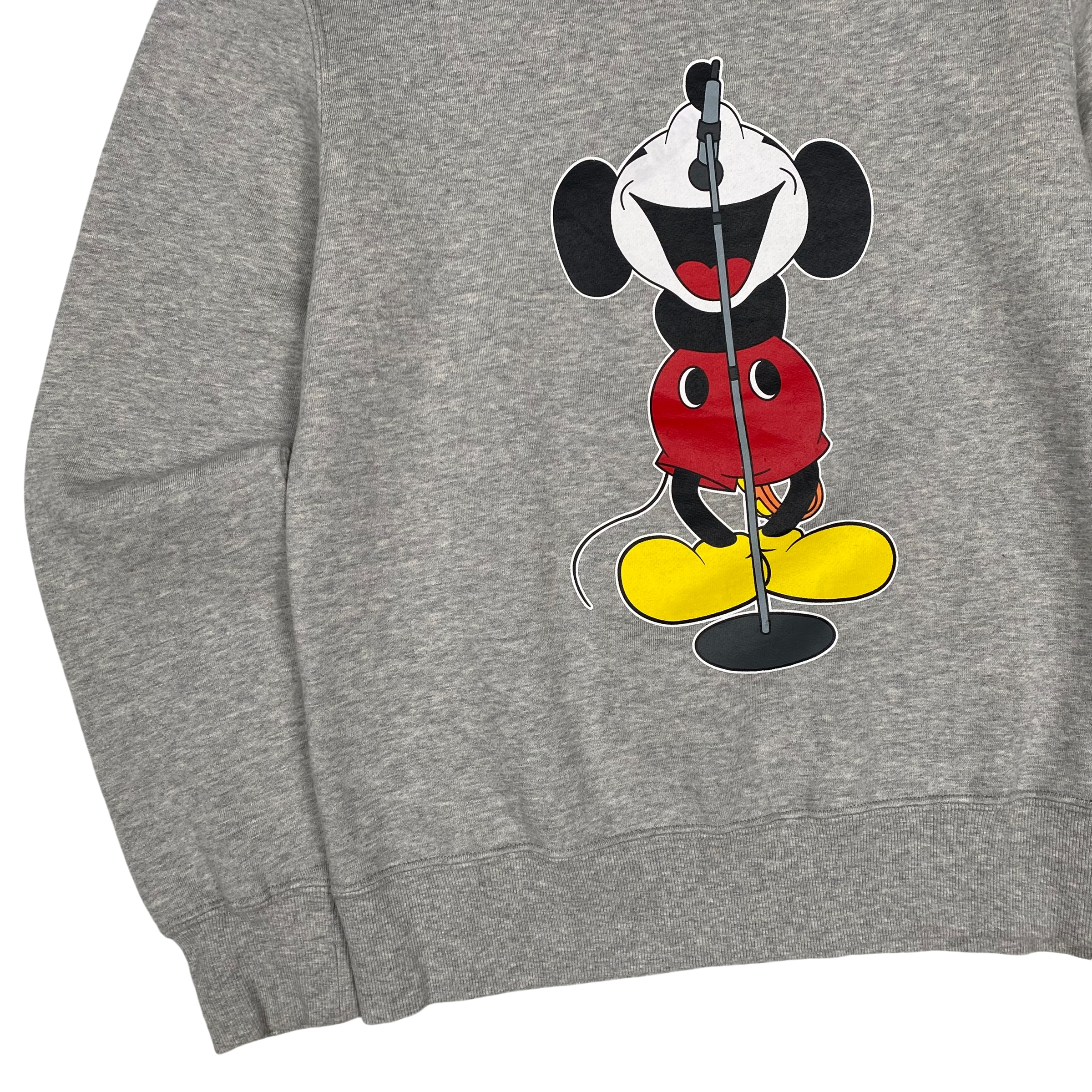 Number (N)ine Liam Gallagher Mickey Mouse Crewneck Grey