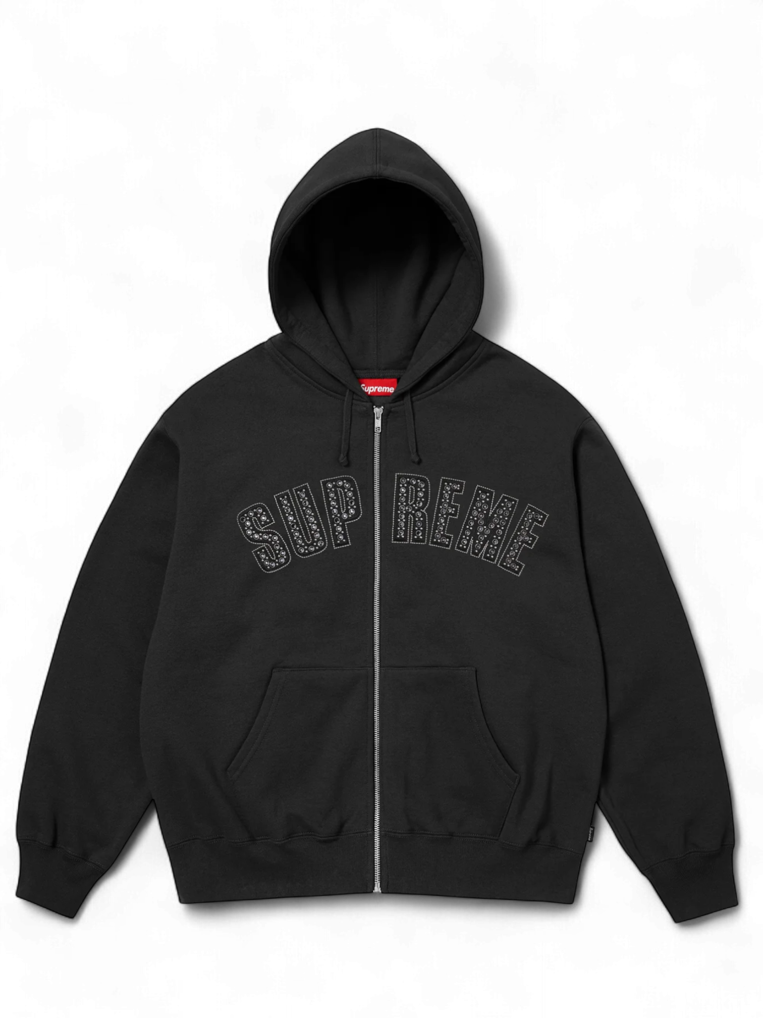 Supreme BB Simon Black Zip Up Hooded Sweatshirt
