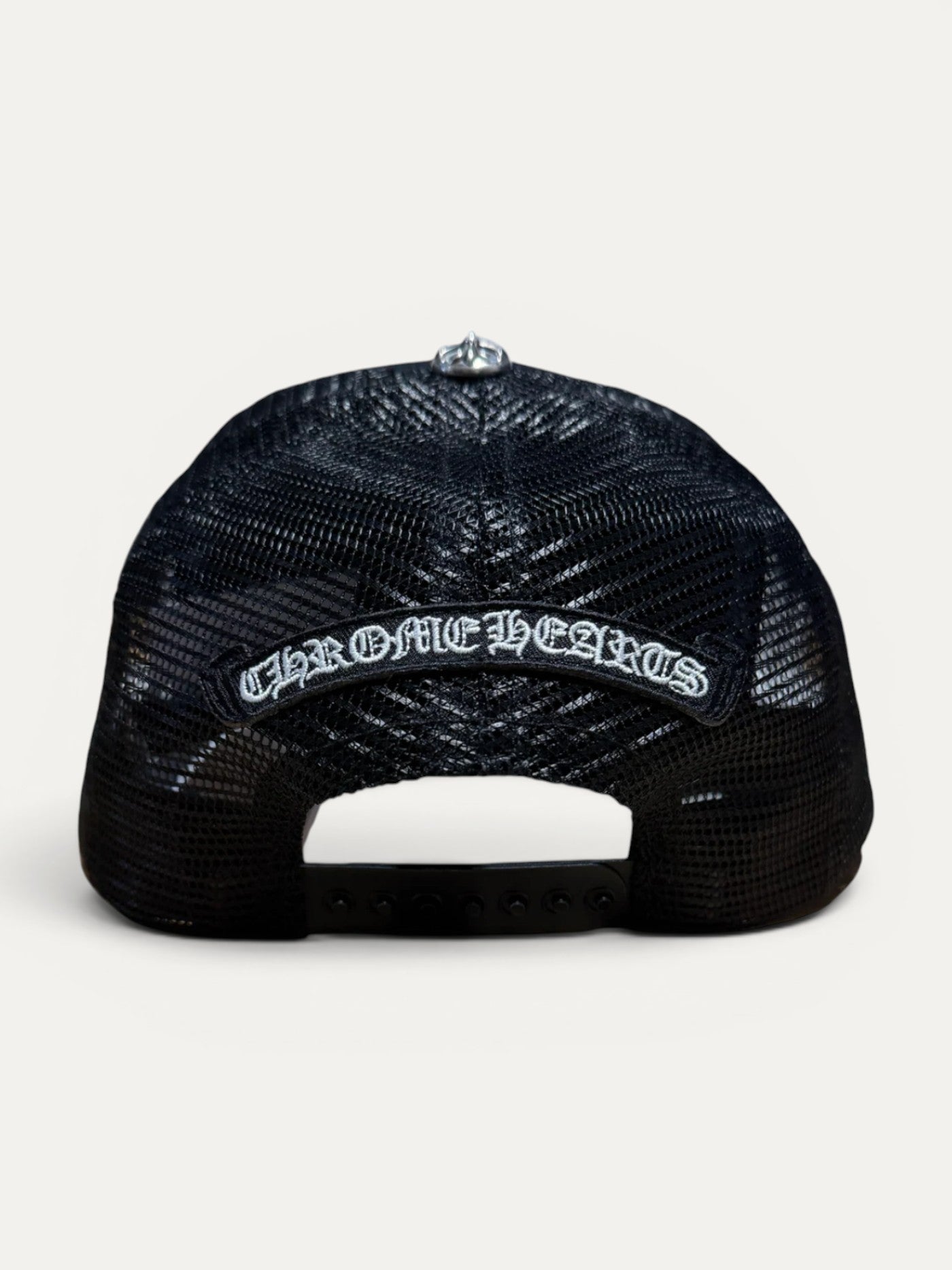 Chrome Hearts CH St Barth Exclusive Orange Cemetery Trucker Cap