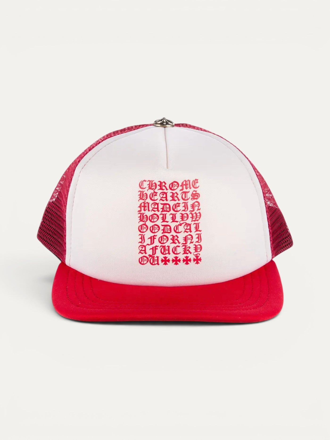 Chrome Hearts Red Eye Chart Cap