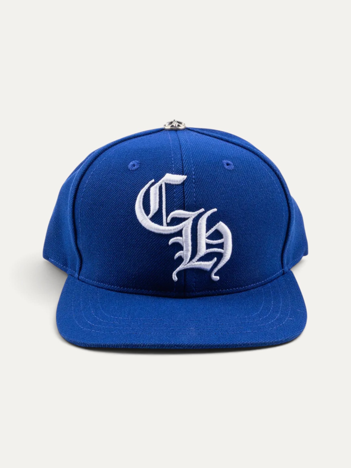 Chrome Hearts Blue LA Exclusive Baseball Wool Cap