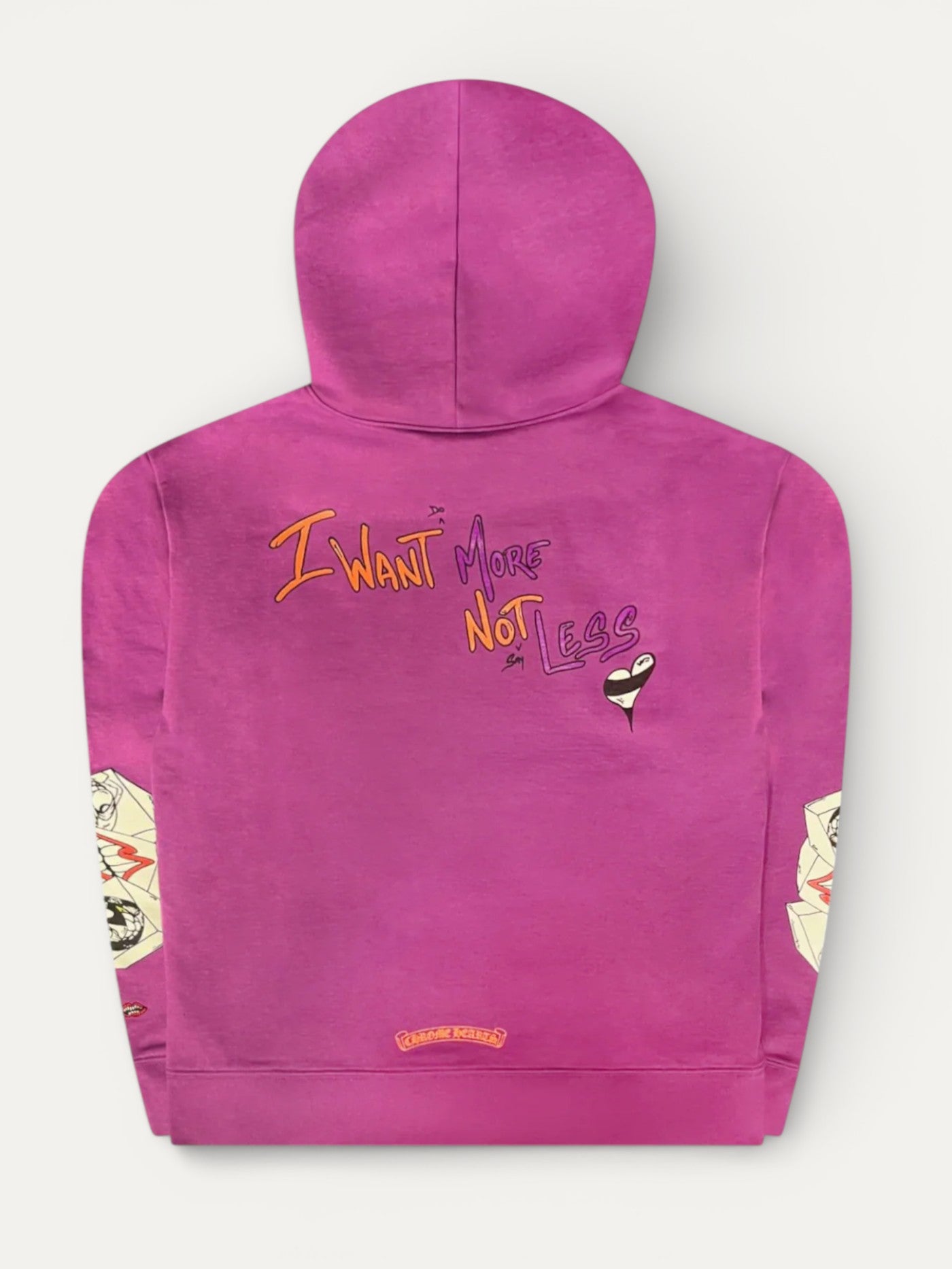 Chrome Hearts Matty Boy I Want More Not Less Purple Hoodie