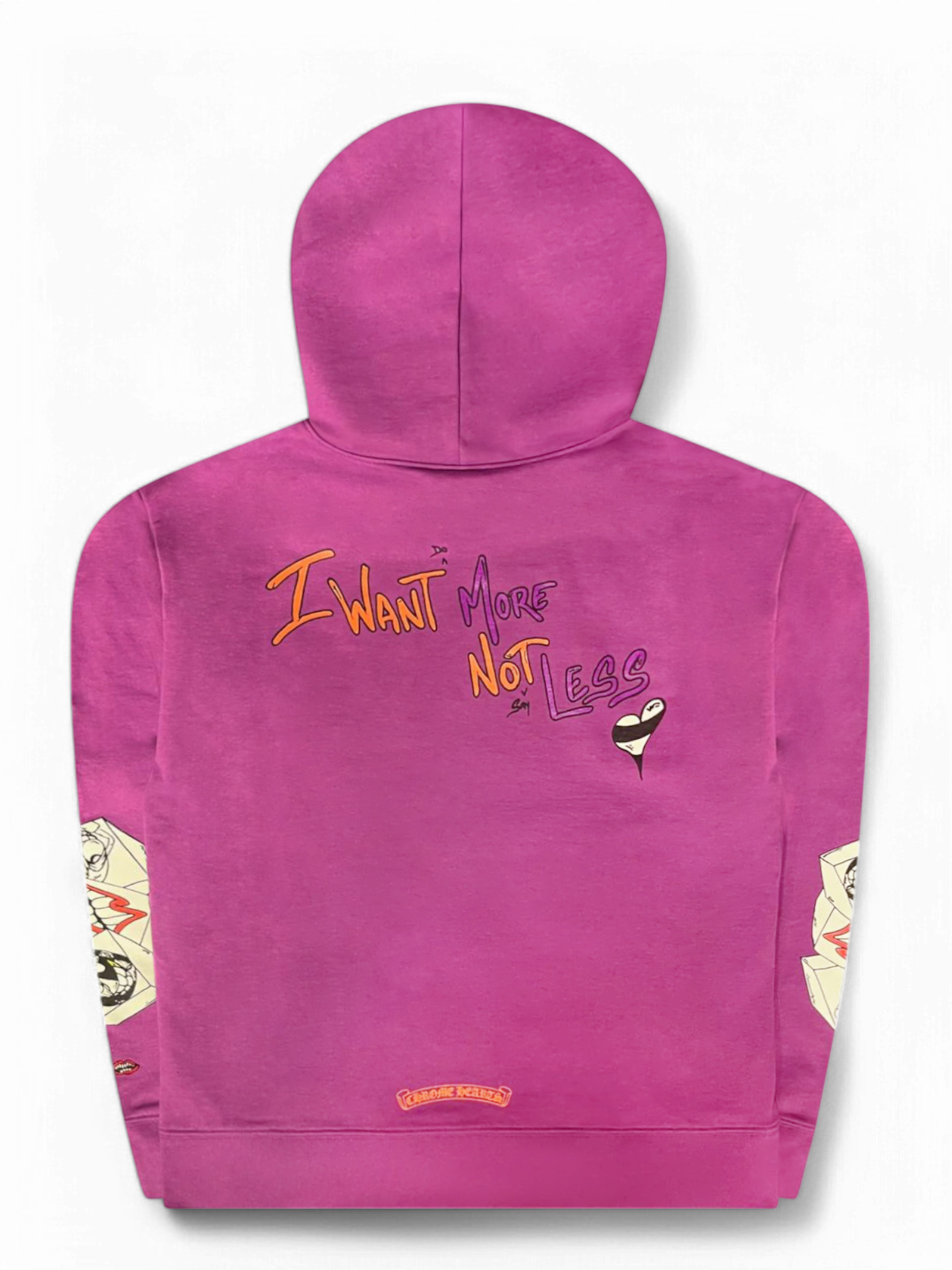 Chrome Hearts Matty Boy I Want More Not Less Purple Hoodie