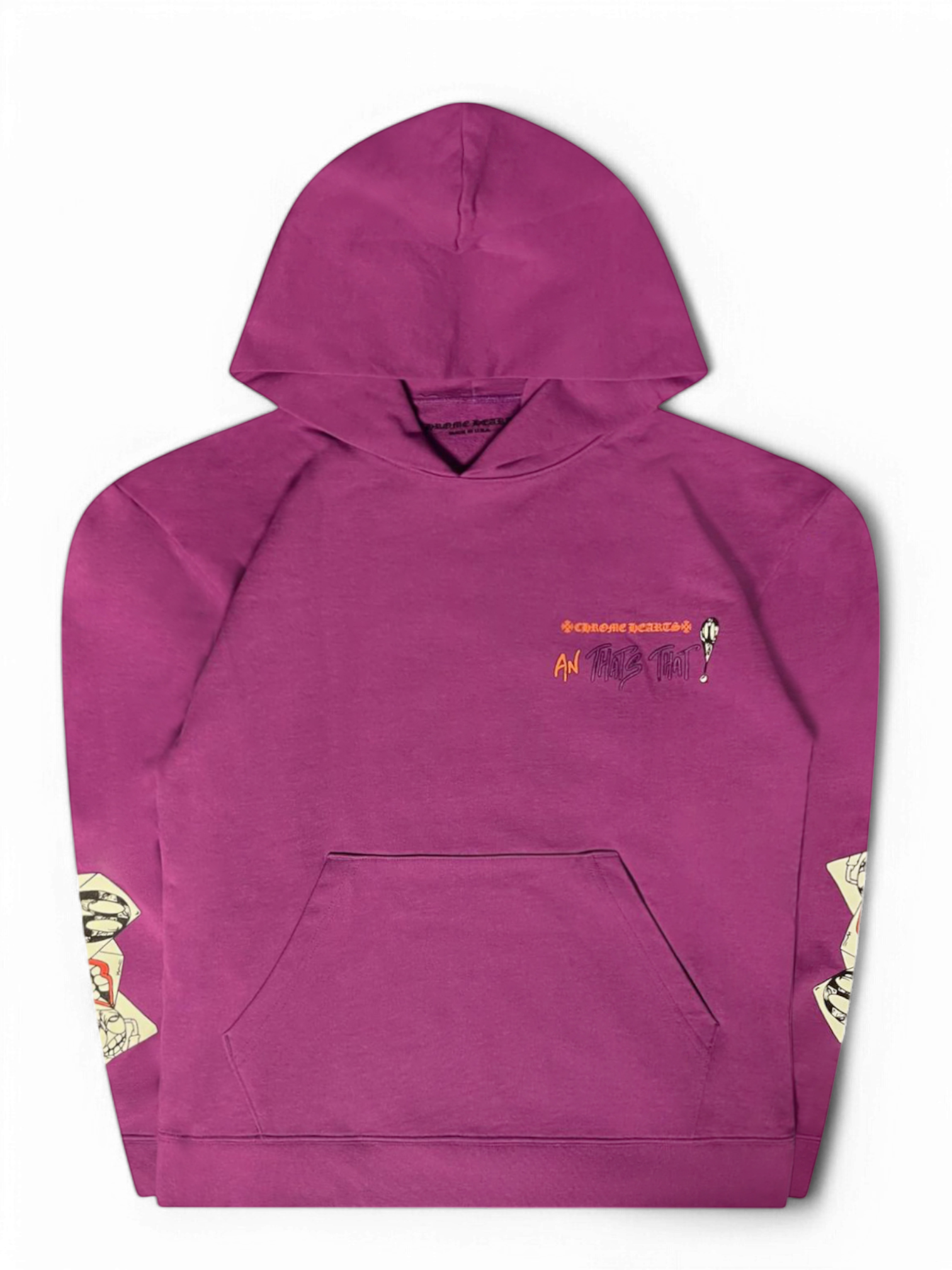 Chrome Hearts Matty Boy I Want More Not Less Purple Hoodie