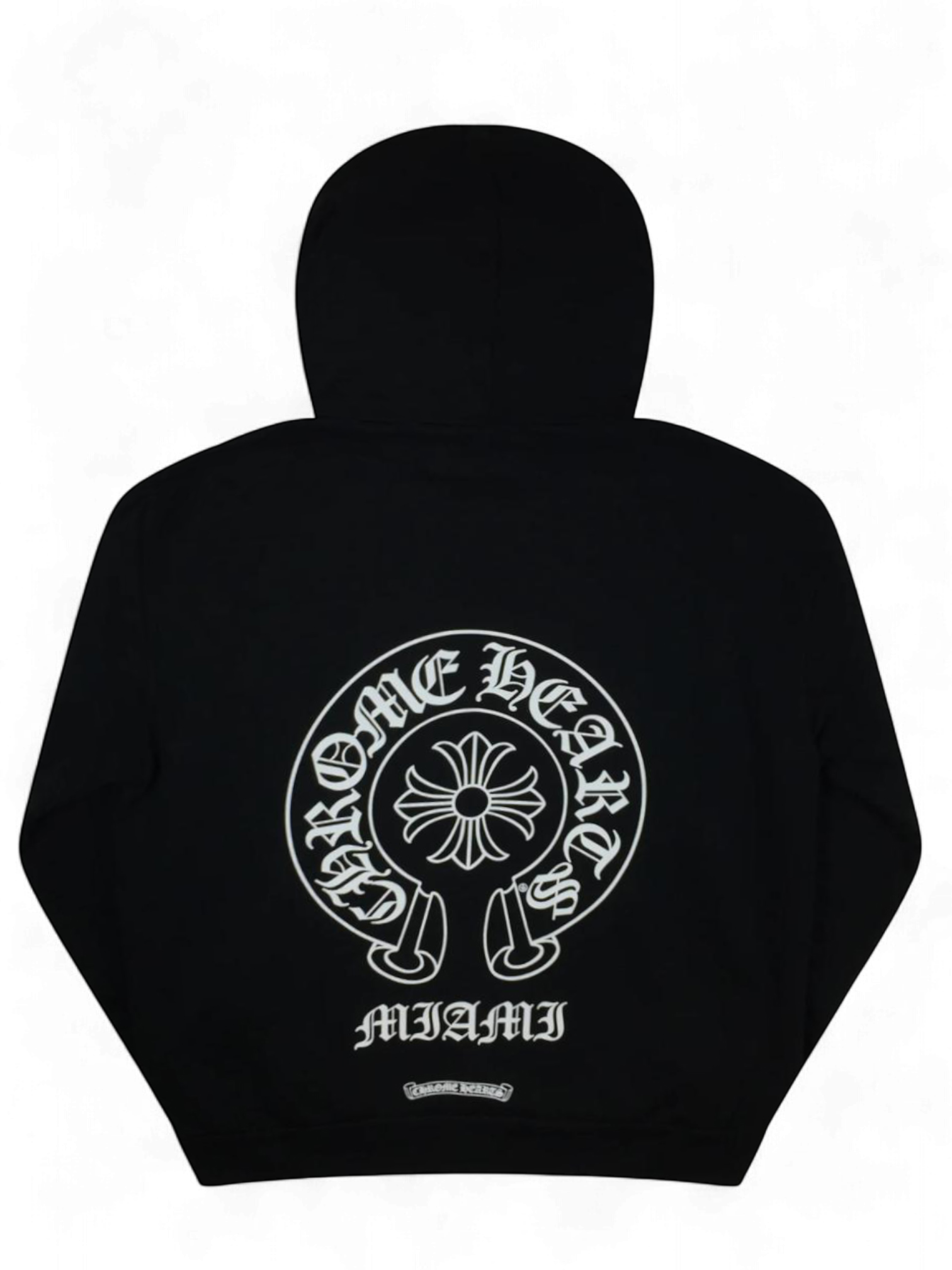 Chrome Hearts Black Miami Exclusive Horseshoe Hoodie