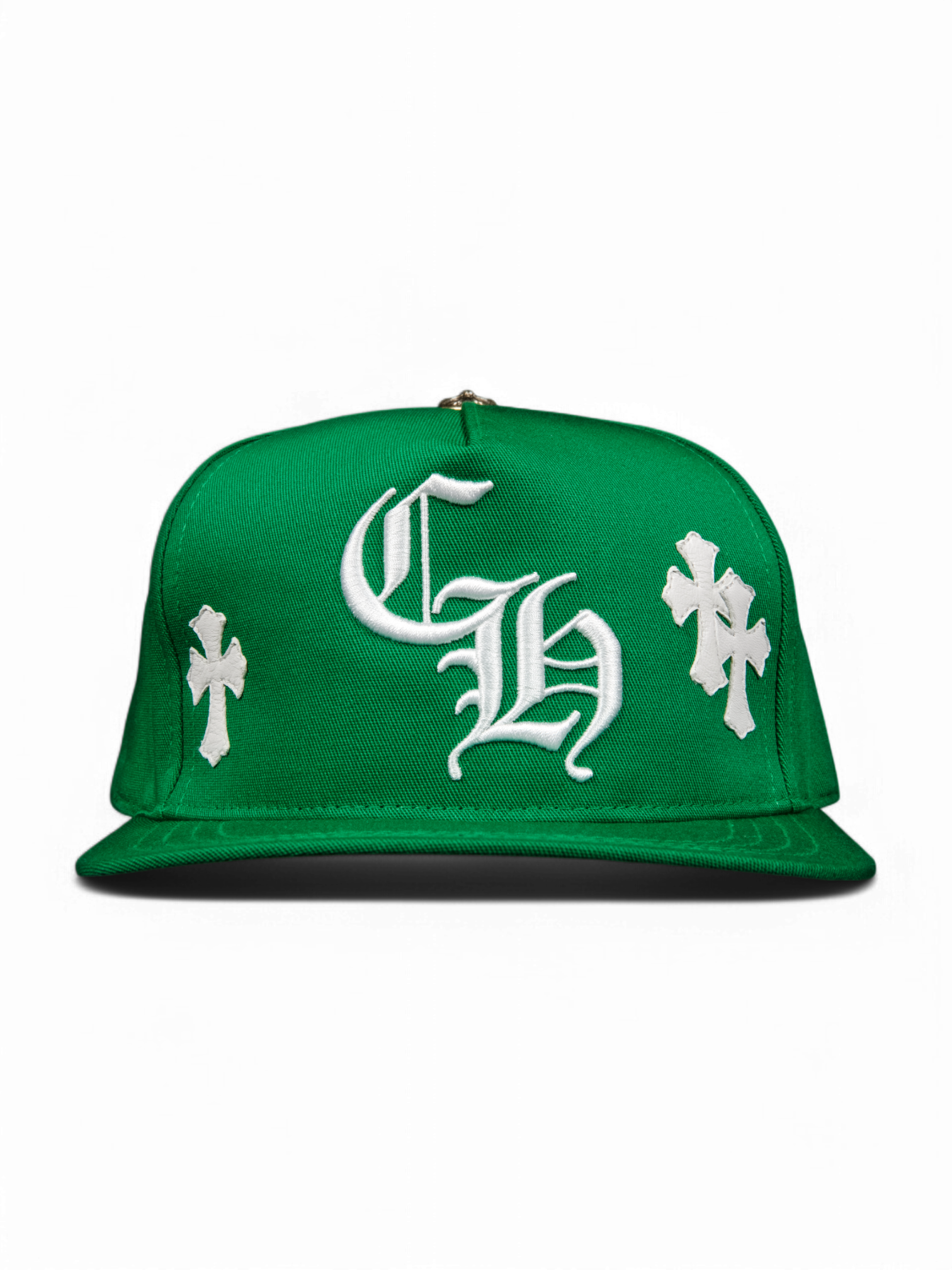 Chrome Hearts Green Cross Patch Baseball Cap